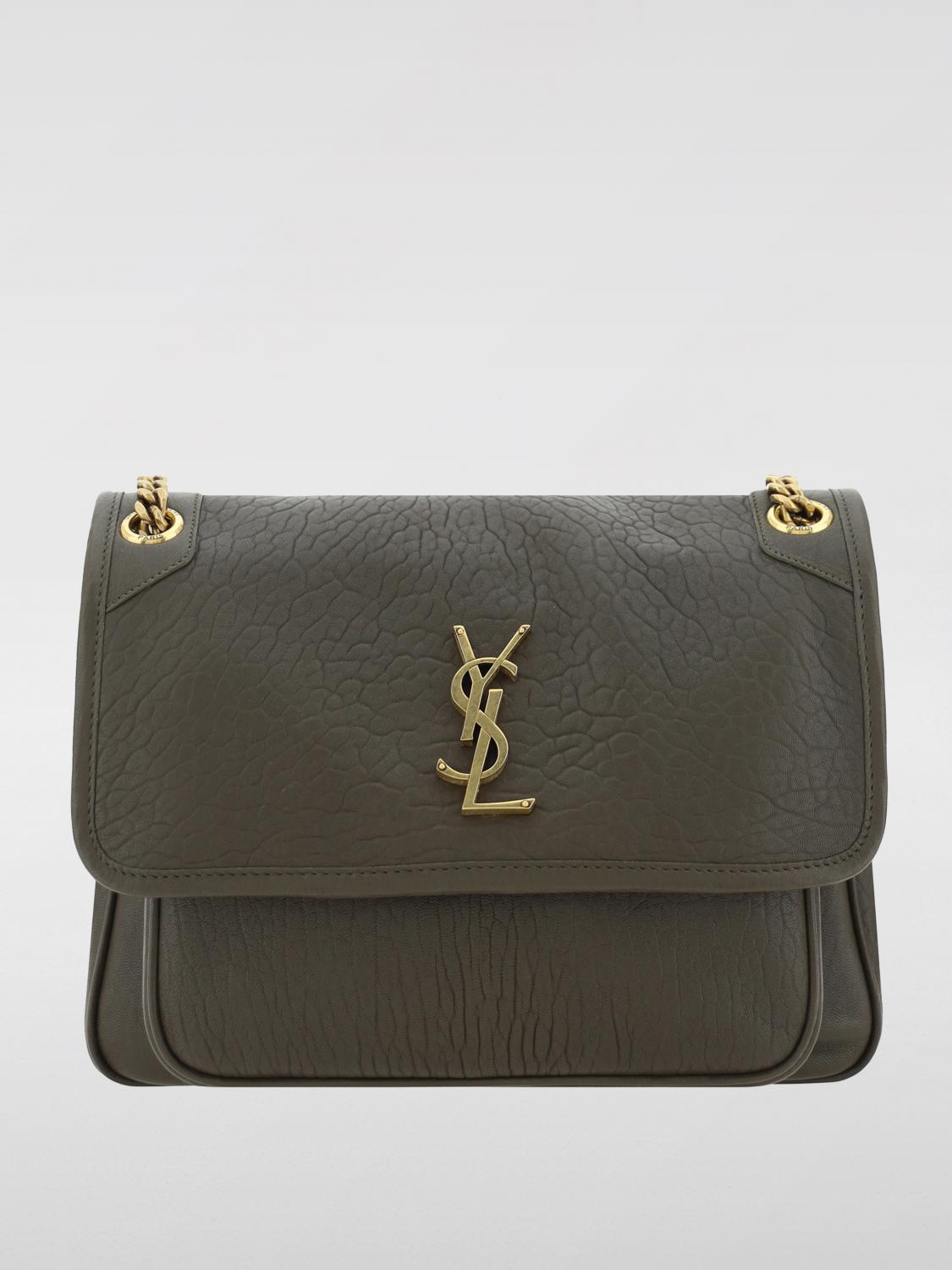 Saint Laurent Shoulder Bag SAINT LAURENT Woman color Moss Green