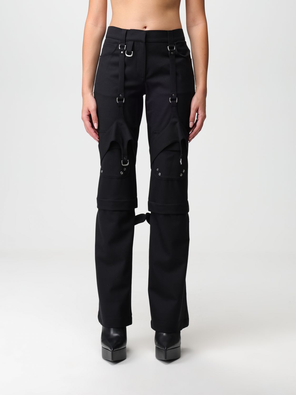 OFF-WHITE Trousers OFF-WHITE Woman colour Black