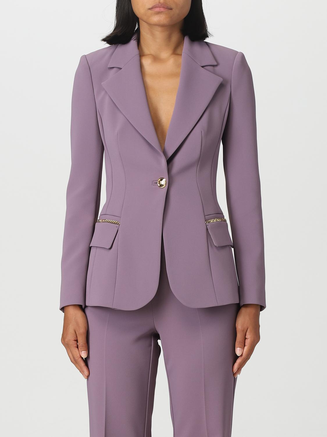 Elisabetta Franchi Blazer ELISABETTA FRANCHI Woman colour Lavender