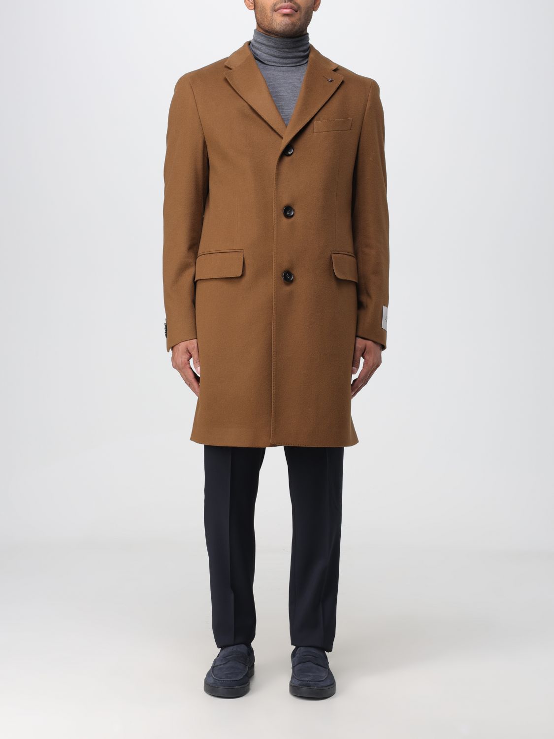 Corneliani Coat CORNELIANI Men colour Beige