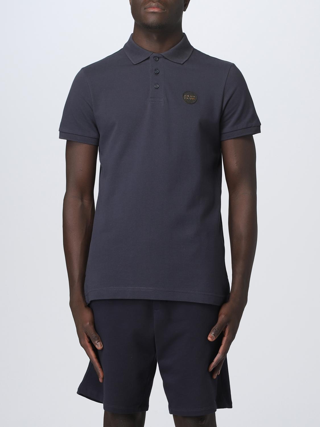 Class Roberto Cavalli Polo Shirt CLASS ROBERTO CAVALLI Men colour Blue