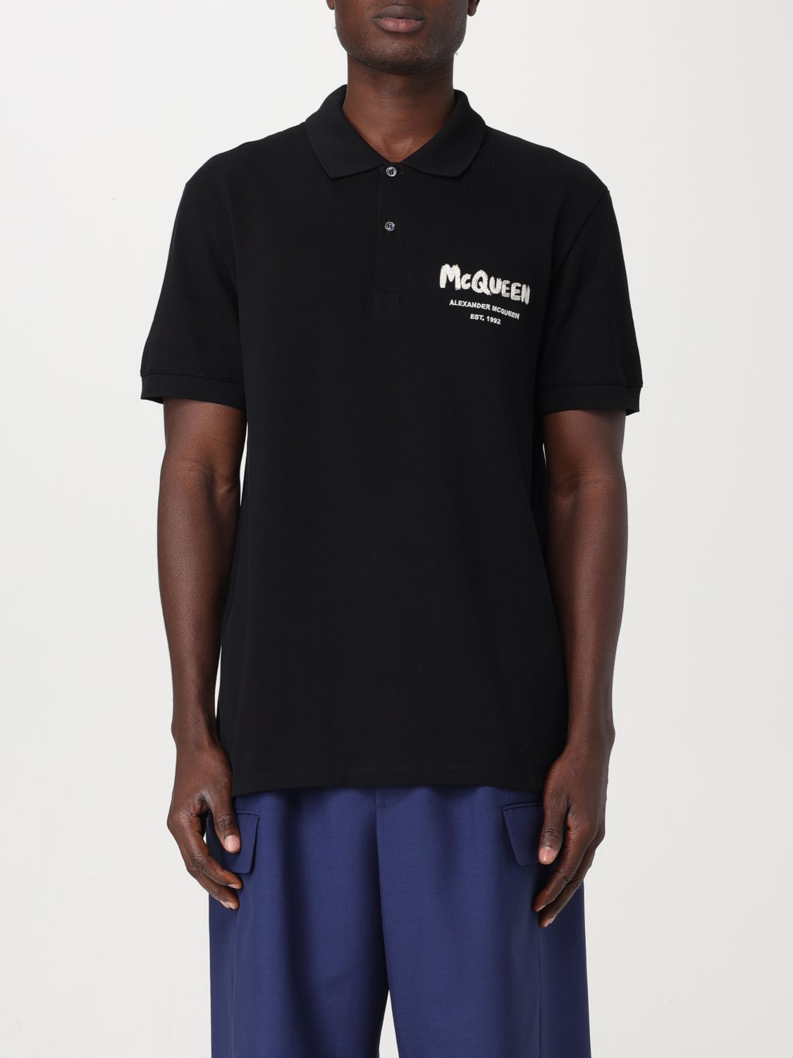 Alexander McQueen Polo Shirt ALEXANDER MCQUEEN Men colour Black