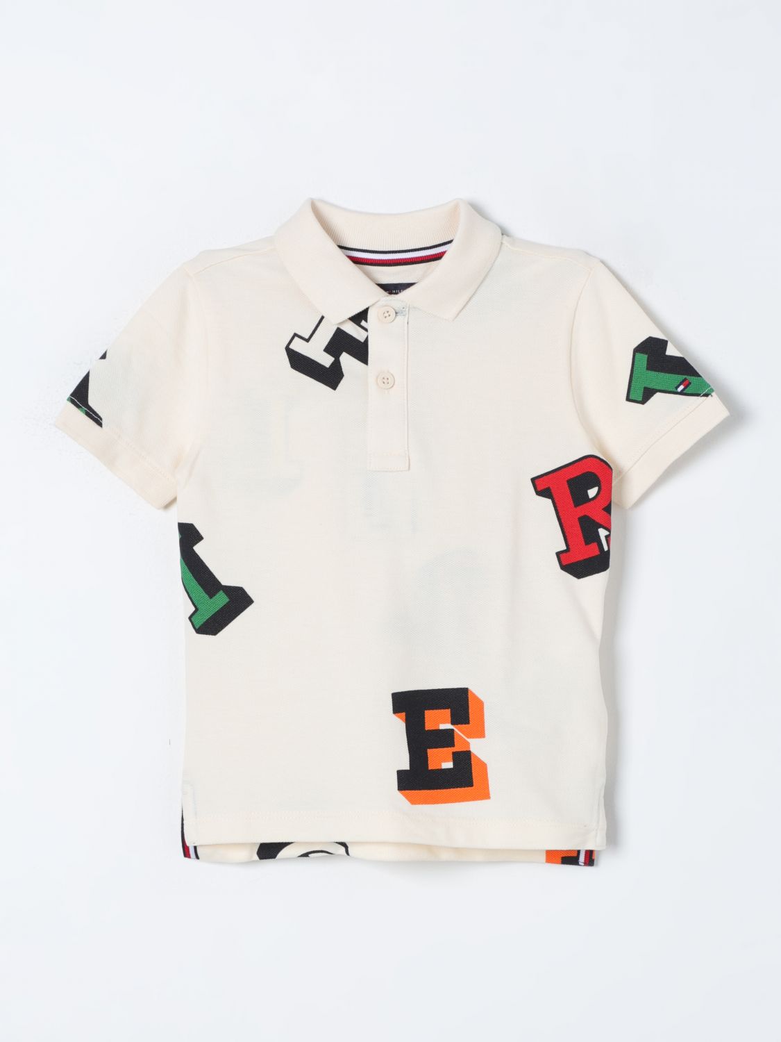 Tommy Hilfiger Polo Shirt TOMMY HILFIGER Kids colour Yellow Cream
