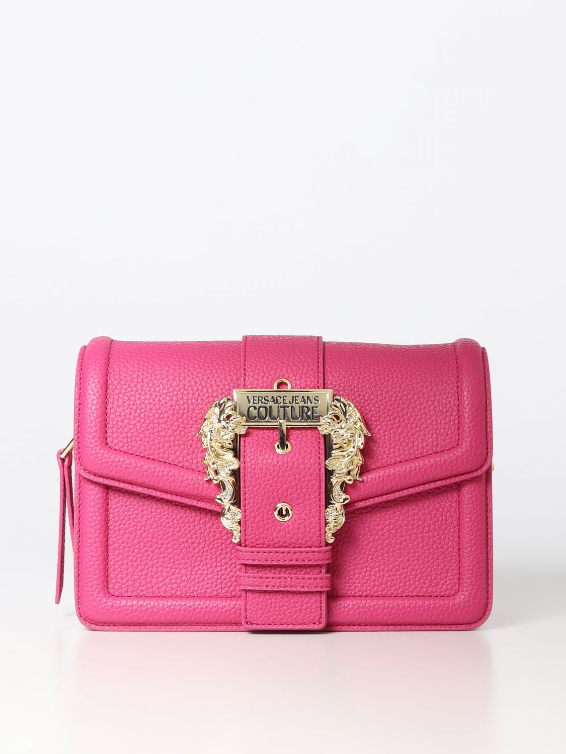 Versace Jeans Couture Crossbody Bags VERSACE JEANS COUTURE Woman colour Fuchsia