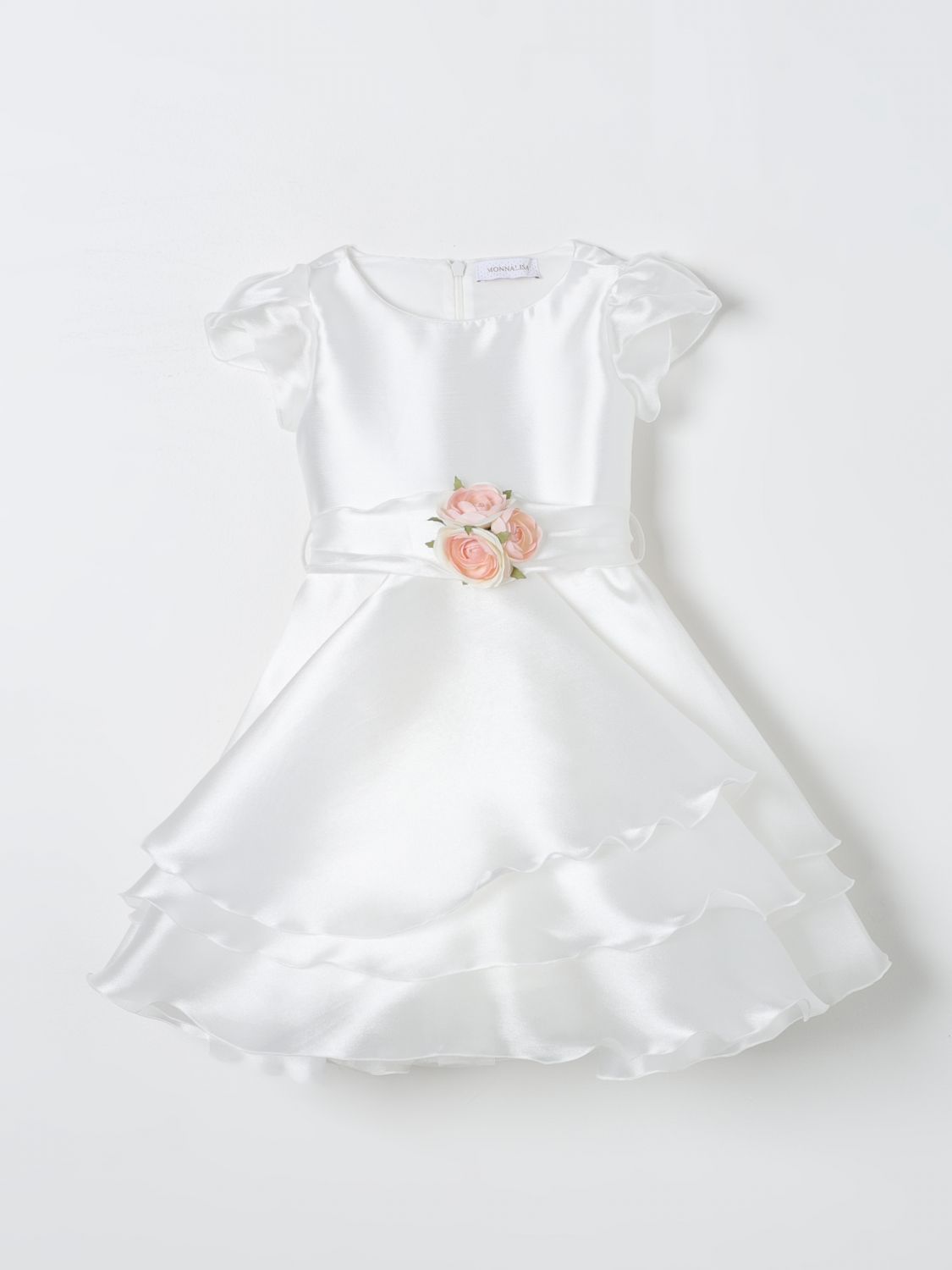 Monnalisa Dress MONNALISA Kids colour Yellow Cream