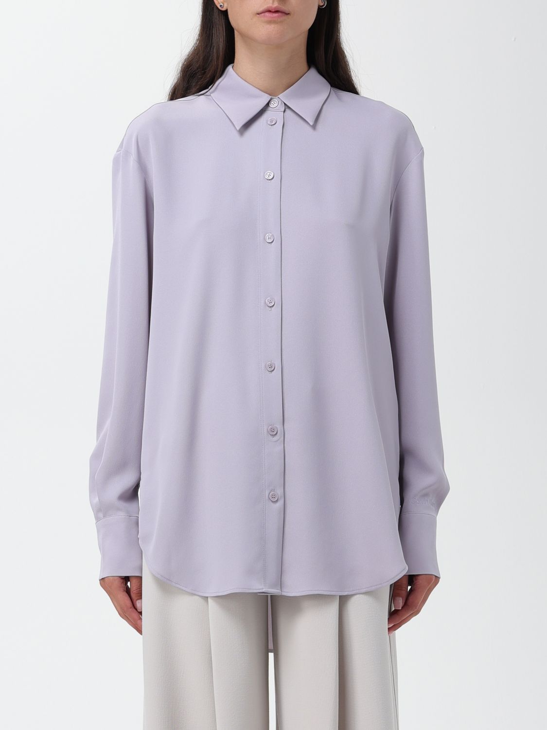 Calvin Klein Shirt CALVIN KLEIN Woman colour Violet