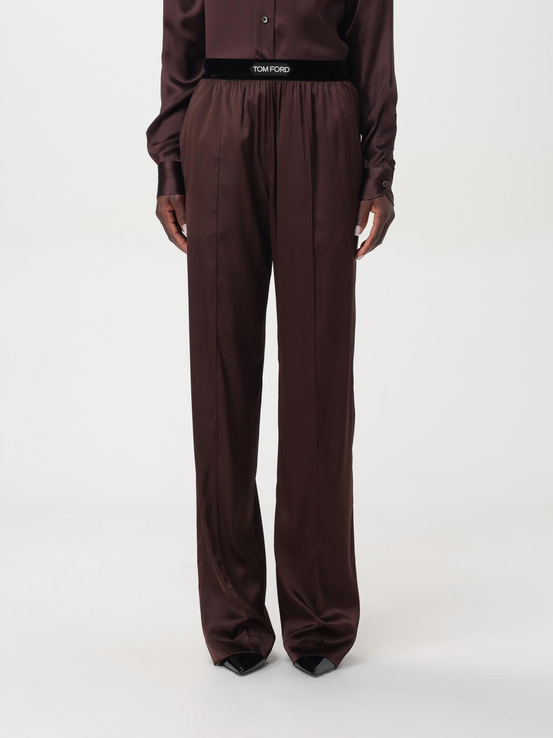 Tom Ford Pants TOM FORD Woman color Brown