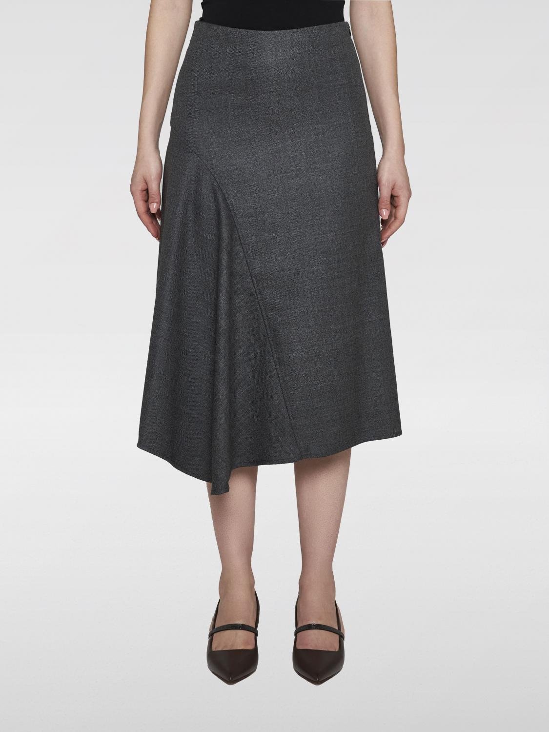 Brunello Cucinelli Skirt BRUNELLO CUCINELLI Woman color Grey