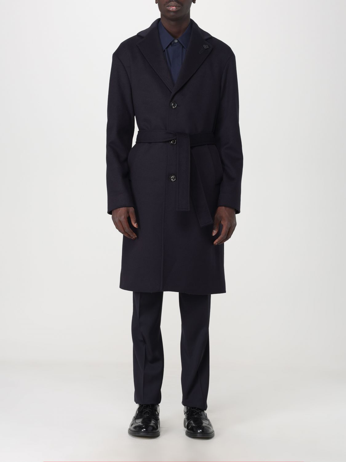 Lardini Coat LARDINI Men colour Blue