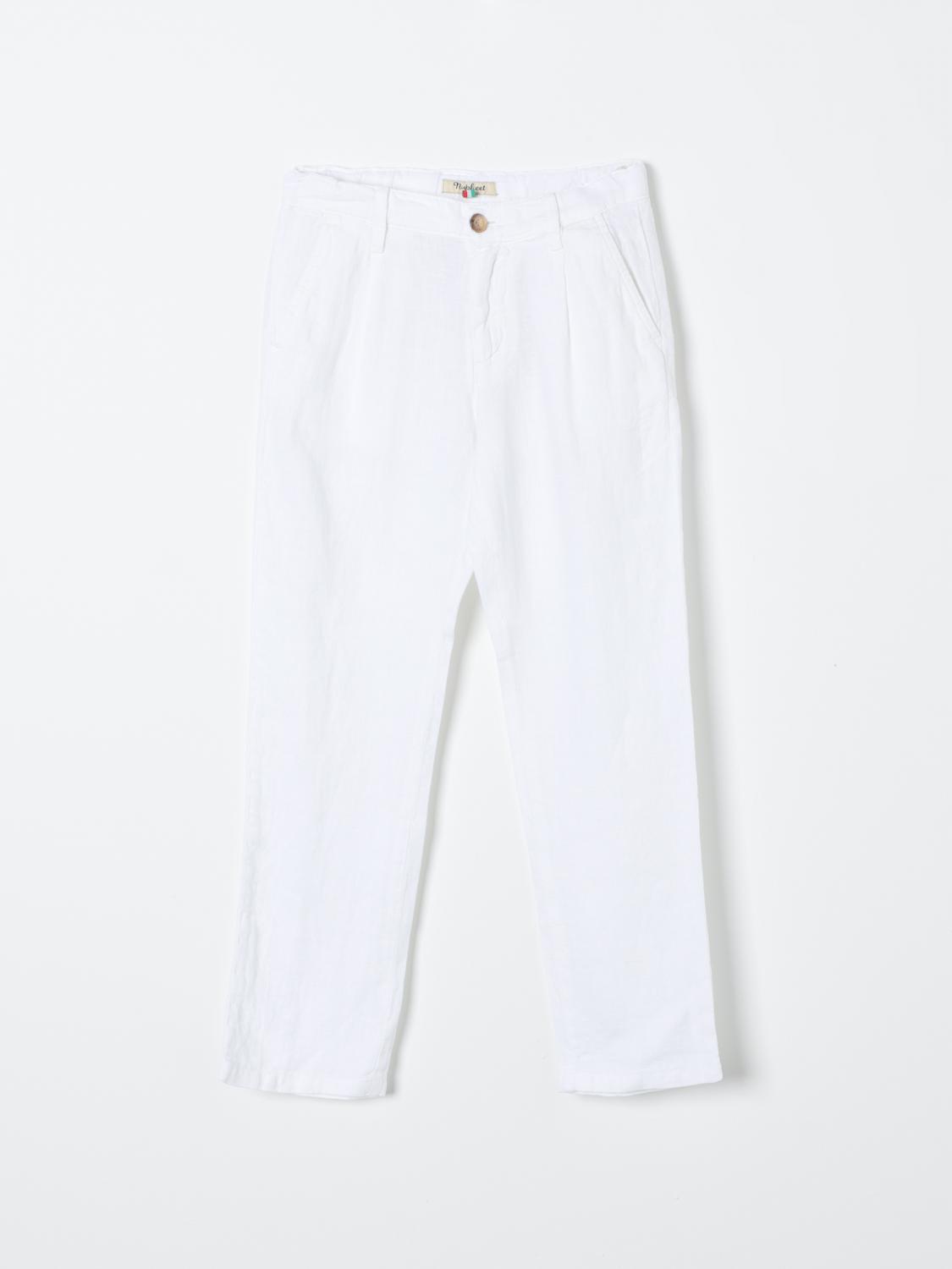 Nupkeet Pants NUPKEET Kids color White