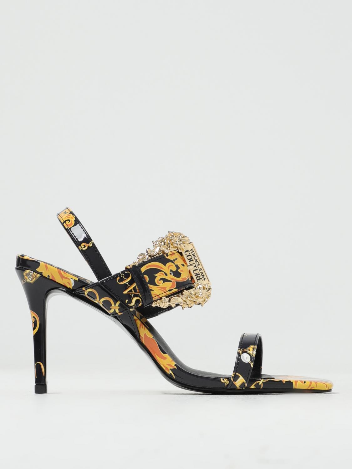 Versace Jeans Couture Heeled Sandals VERSACE JEANS COUTURE Woman colour Black