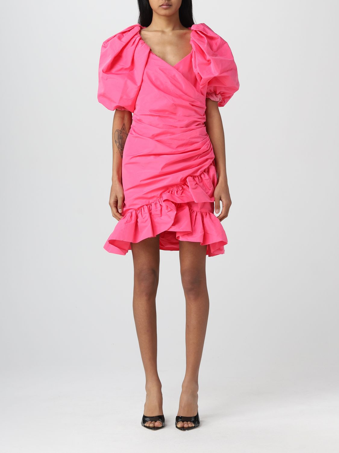 Msgm Dress MSGM Woman colour Fuchsia