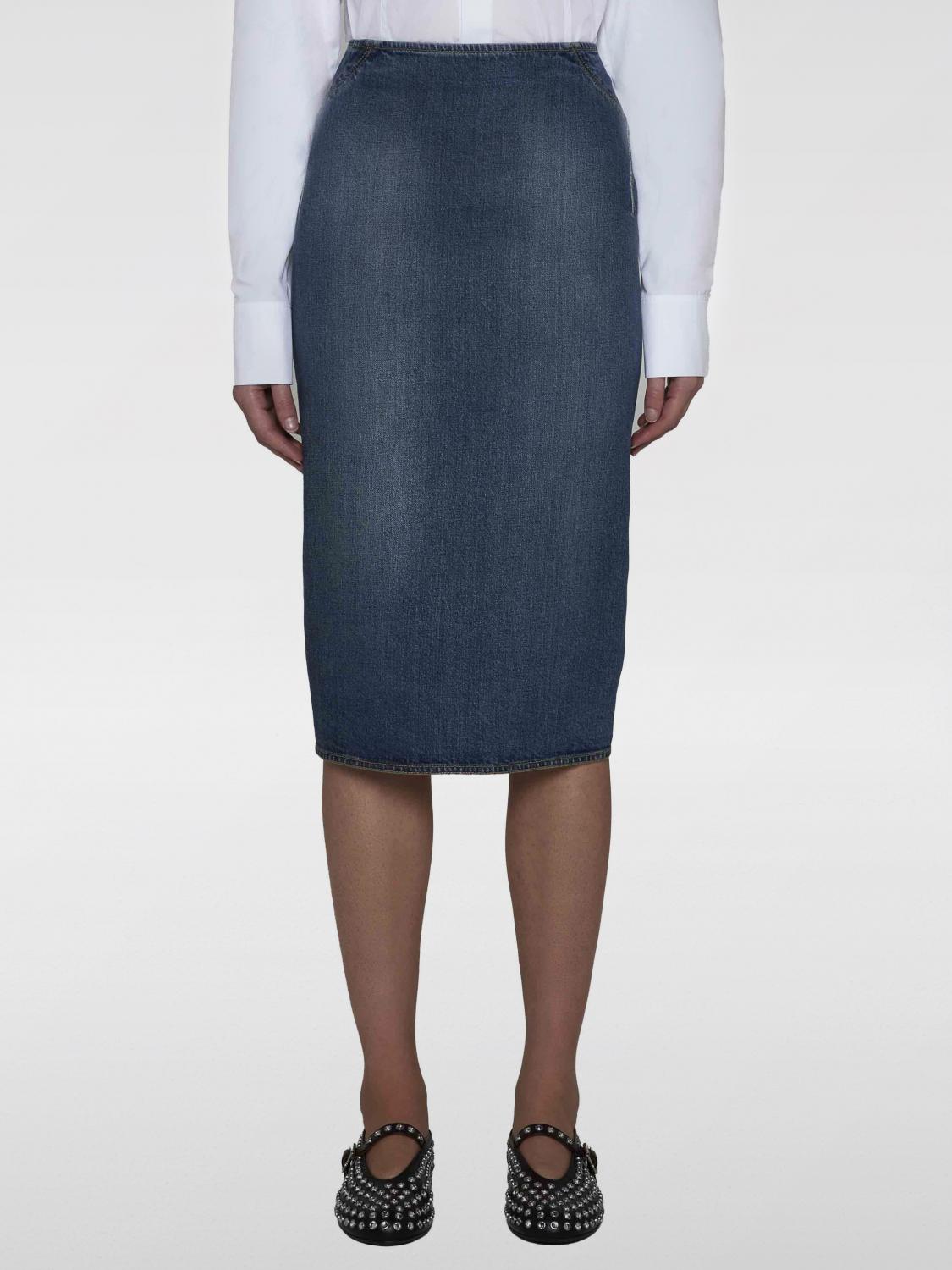 Alaïa Skirt ALAÏA Woman color Blue