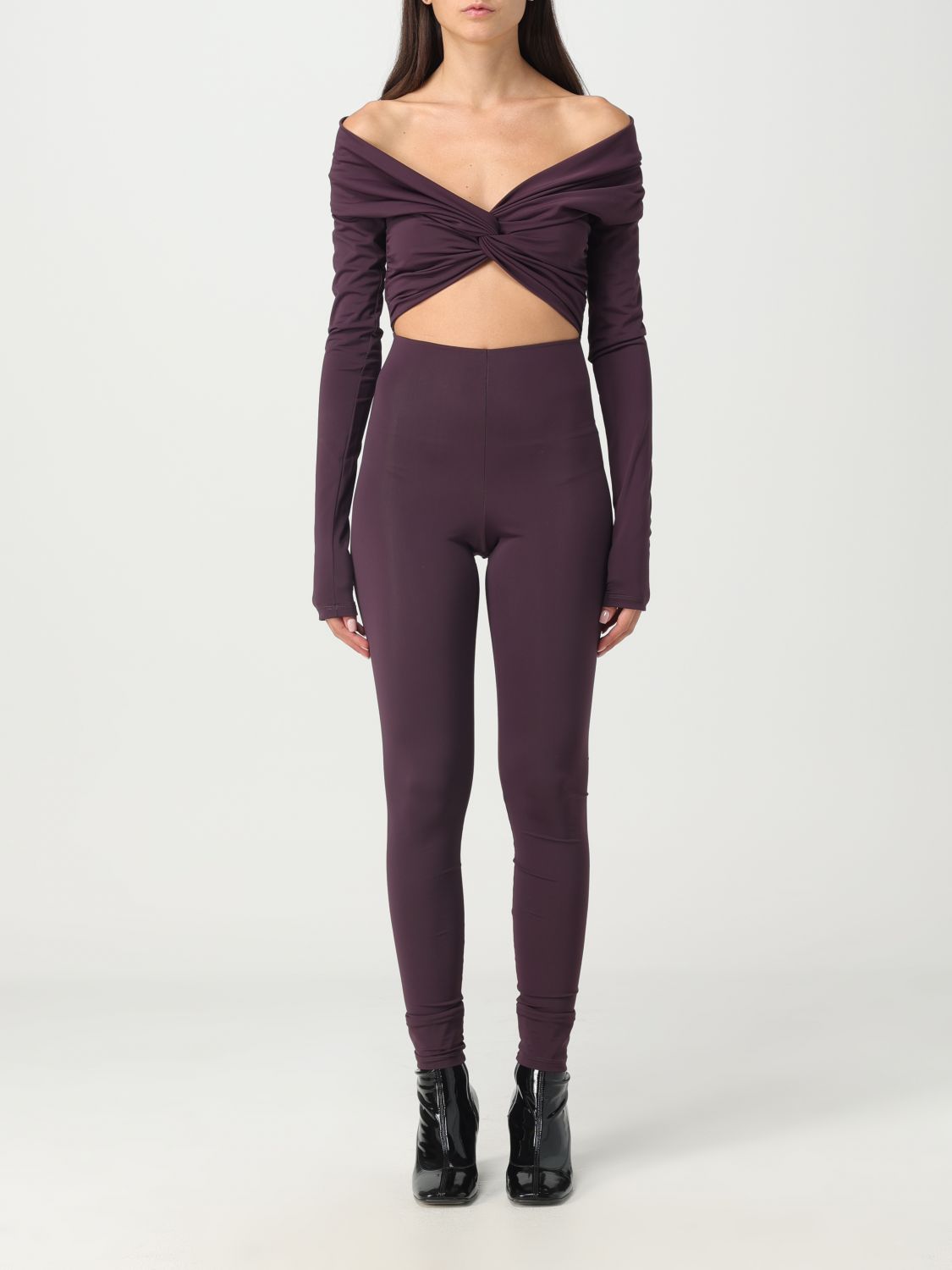 Andamane Jumpsuits ANDAMANE Woman colour Violet