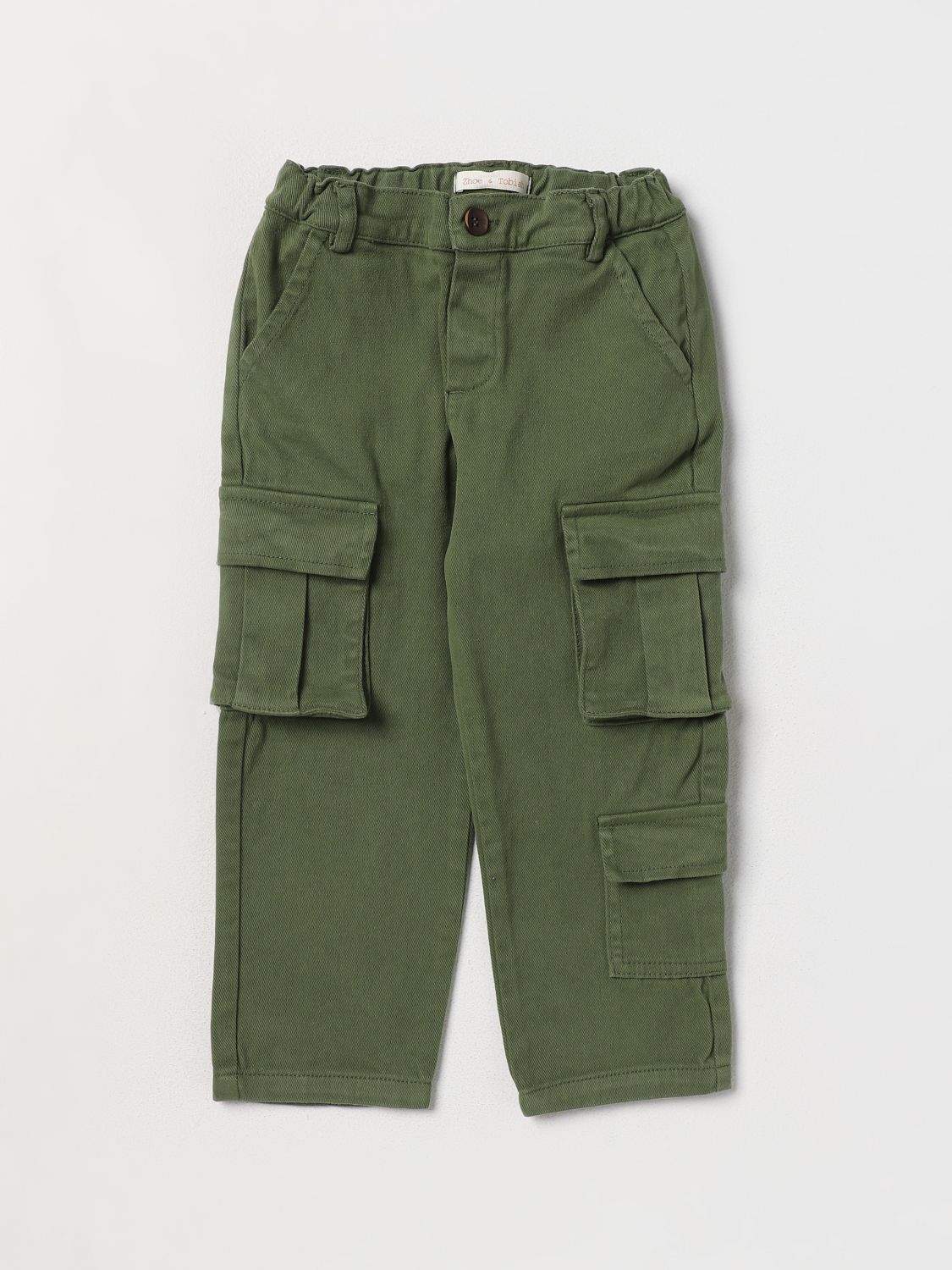 Zhoe & Tobiah Trousers ZHOE & TOBIAH Kids colour Green