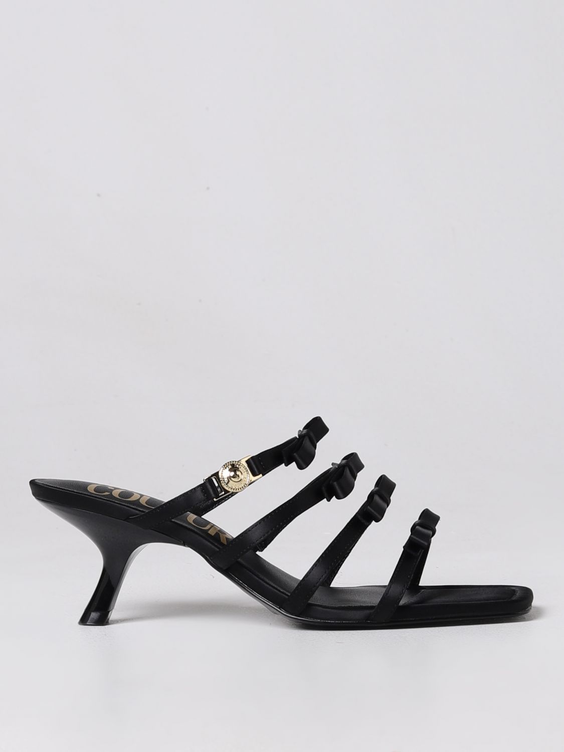 Versace Jeans Couture Heeled Sandals VERSACE JEANS COUTURE Woman colour Black