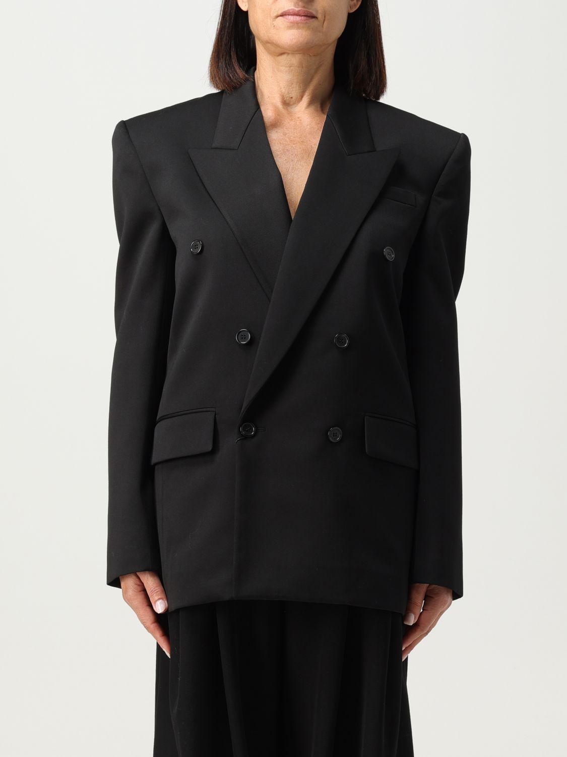 Saint Laurent Blazer SAINT LAURENT Woman colour Black