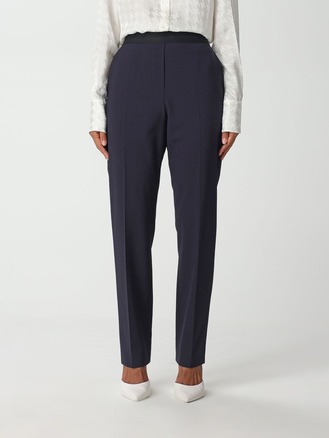 Msgm Trousers MSGM Woman colour Blue