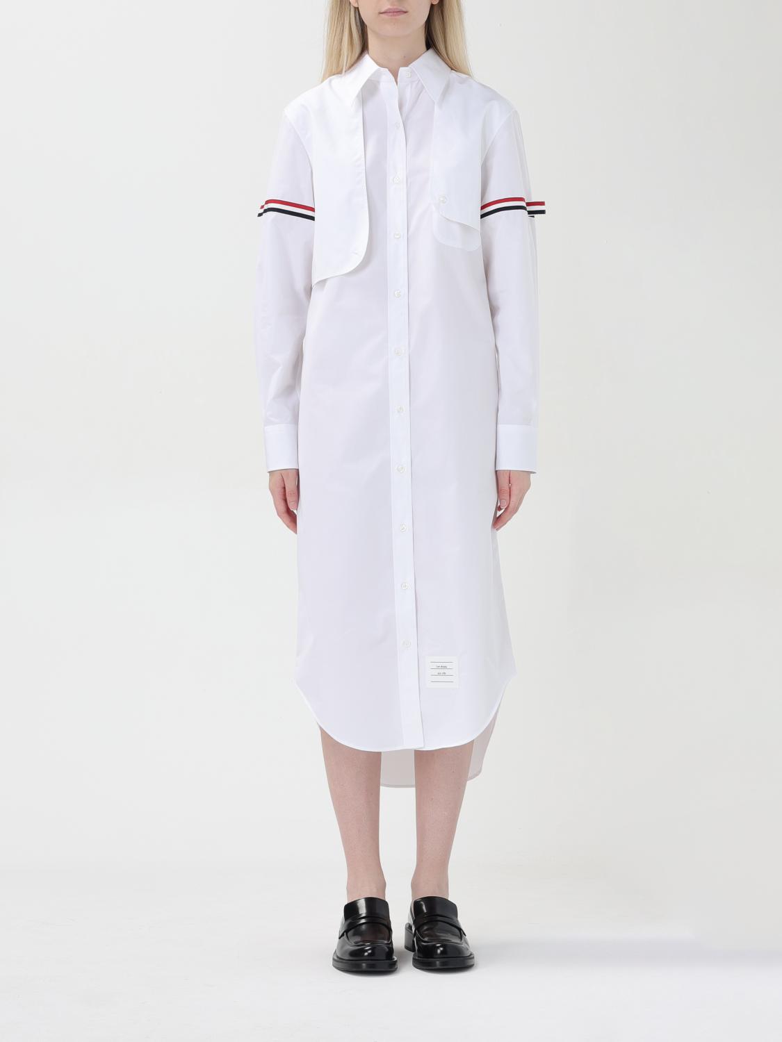 Thom Browne Dress THOM BROWNE Woman color White