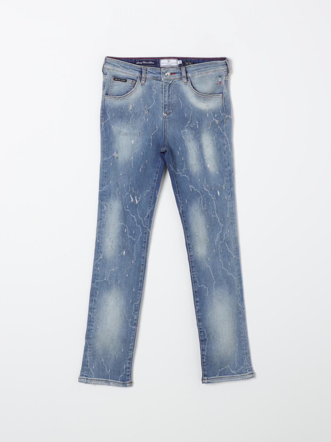 Philipp Plein Pants PHILIPP PLEIN Kids color Blue