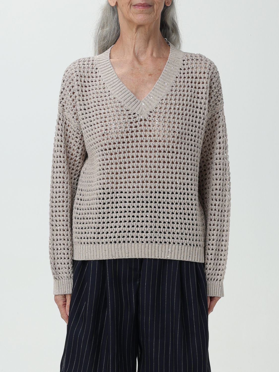 Brunello Cucinelli Jumper BRUNELLO CUCINELLI Woman colour Beige