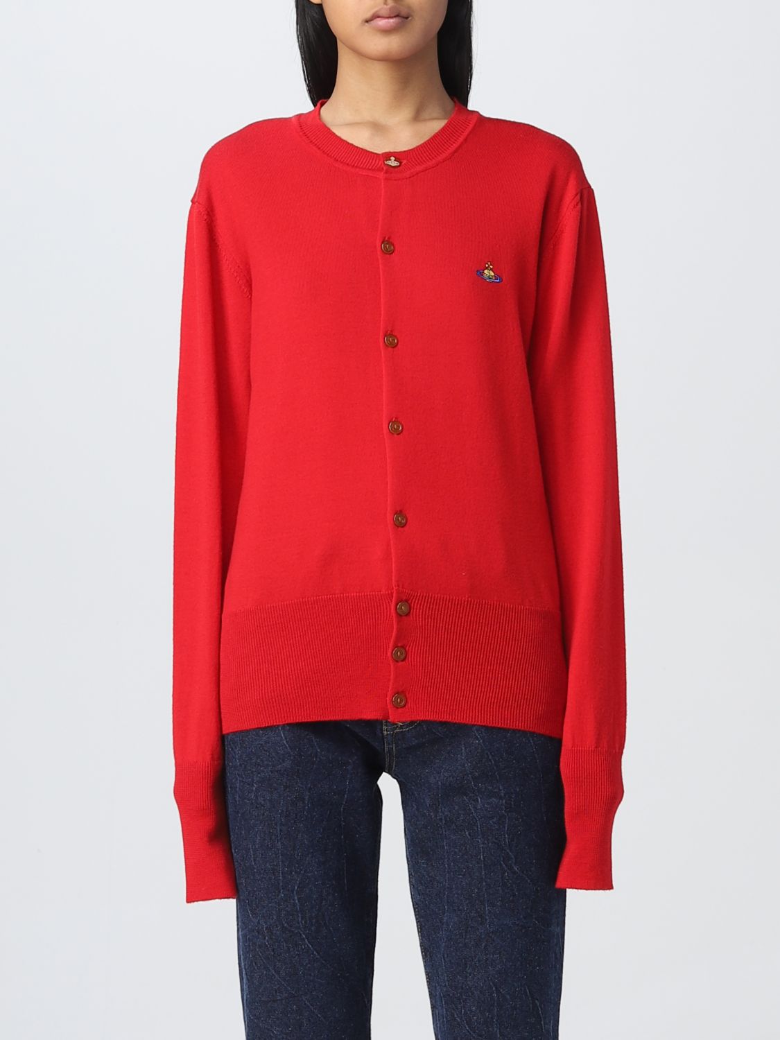 Vivienne Westwood Cardigan VIVIENNE WESTWOOD Woman colour Red