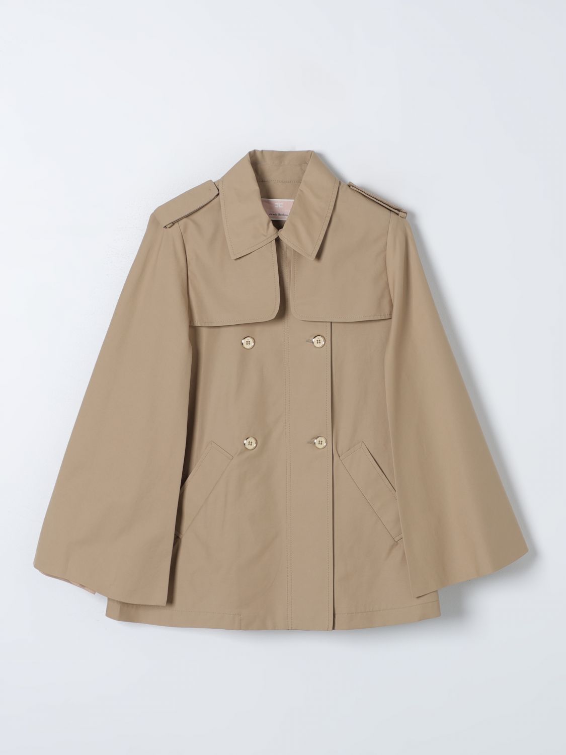 Elisabetta Franchi La Mia Bambina Jacket ELISABETTA FRANCHI LA MIA BAMBINA Kids colour Sand