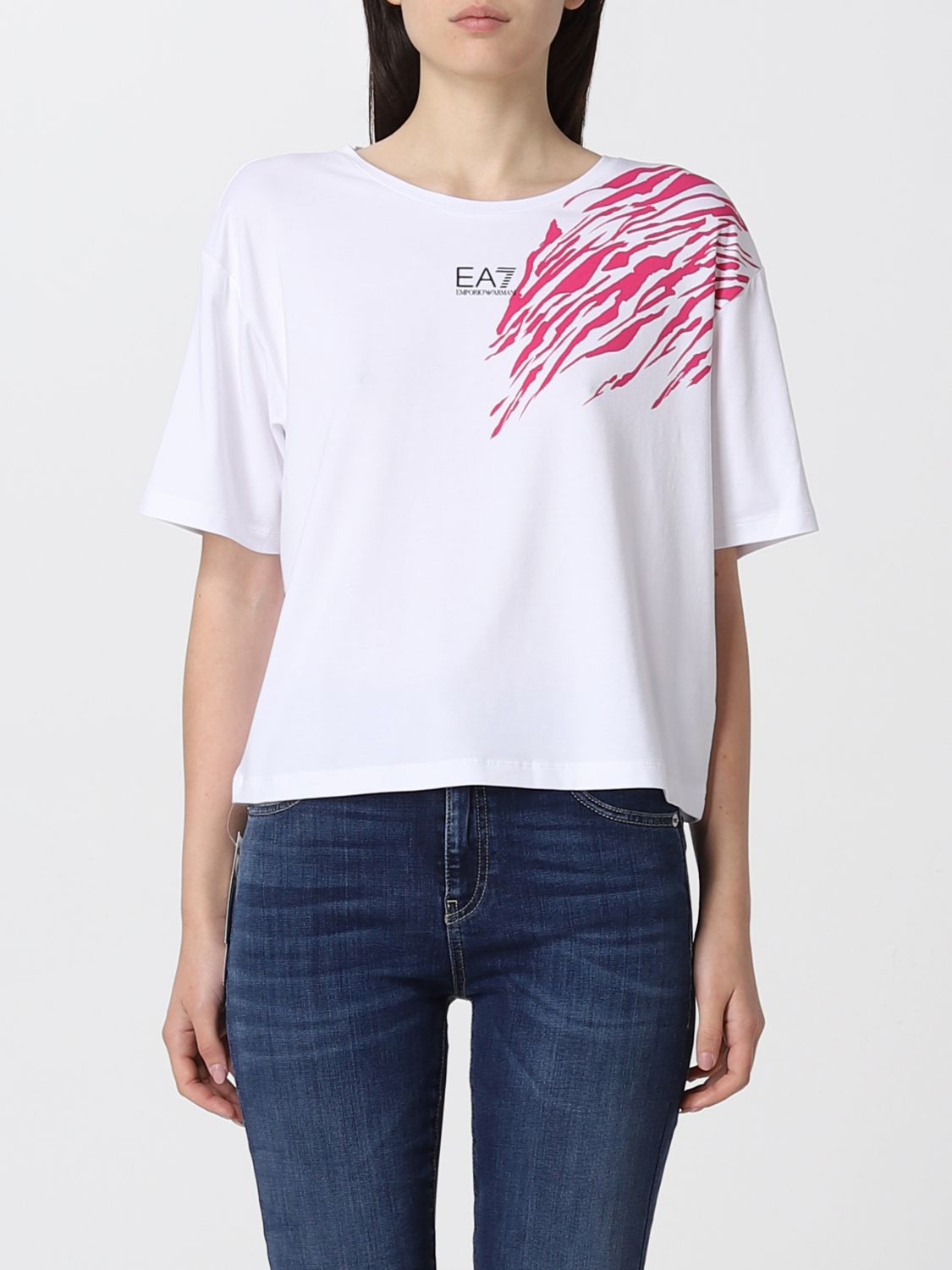 EA7 T-Shirt EA7 Woman colour White