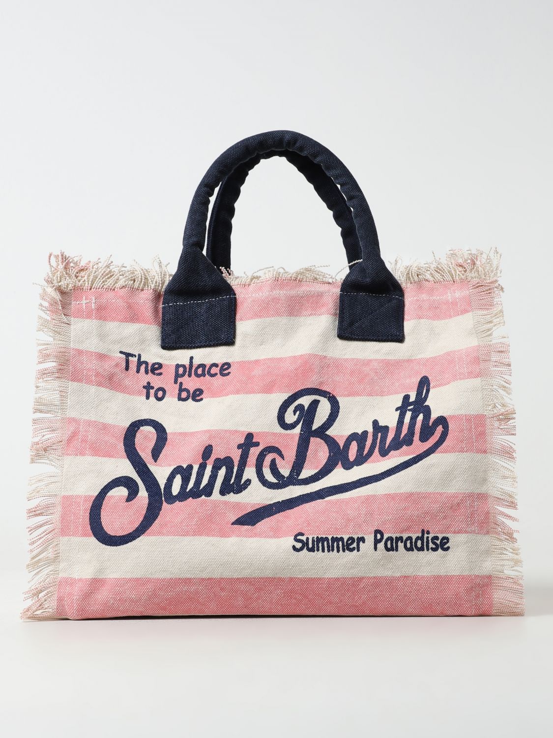 Mc2 Saint Barth Tote Bags MC2 SAINT BARTH Woman color Pink