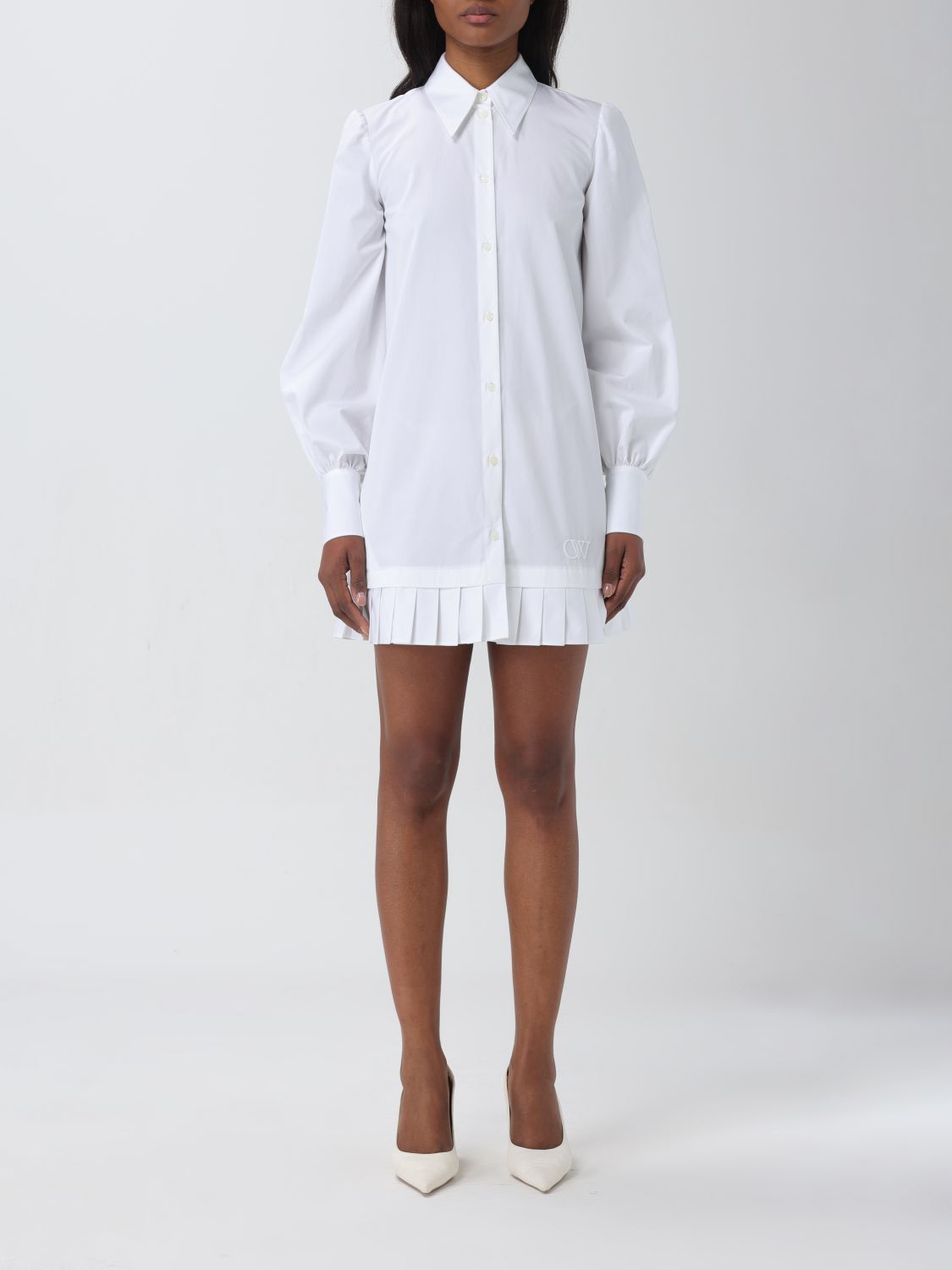 OFF-WHITE Dress OFF-WHITE Woman colour White