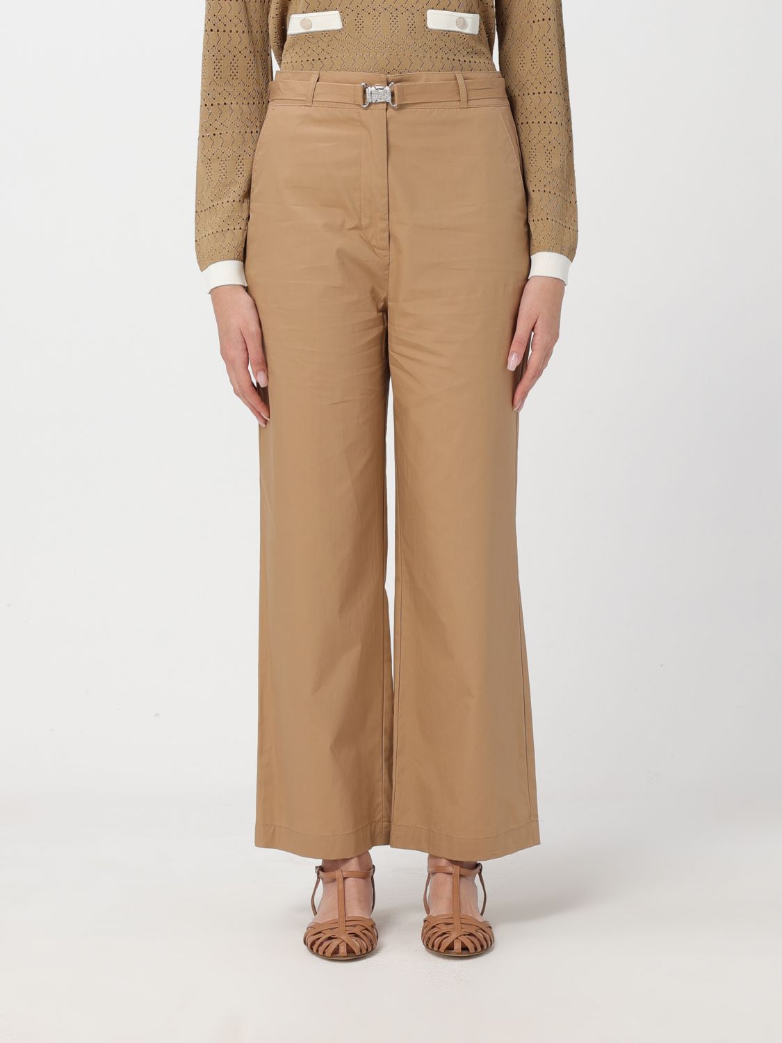 Liu Jo Trousers LIU JO Woman colour Brown