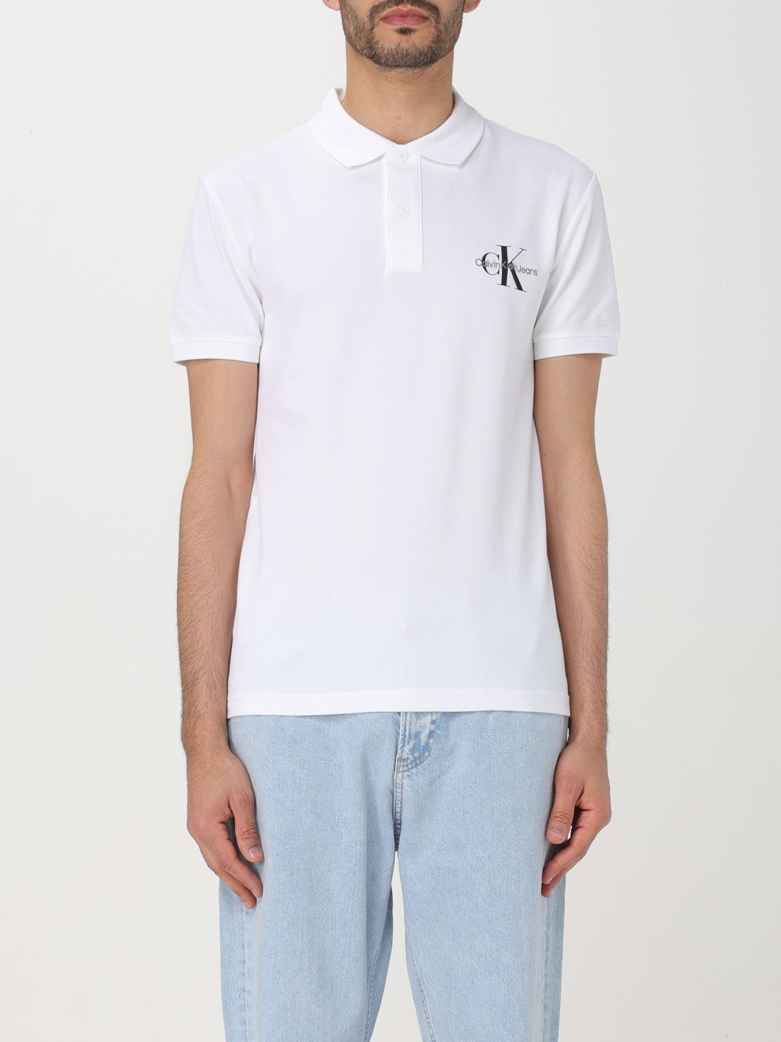 Ck Jeans Polo Shirt CK JEANS Men colour White