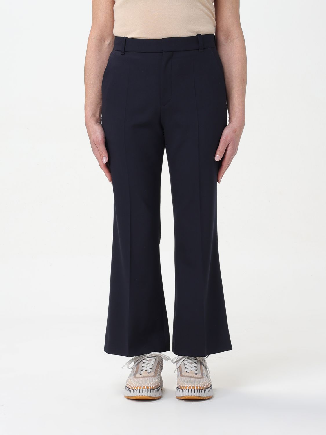 Chloé Trousers CHLOÉ Woman colour Blue