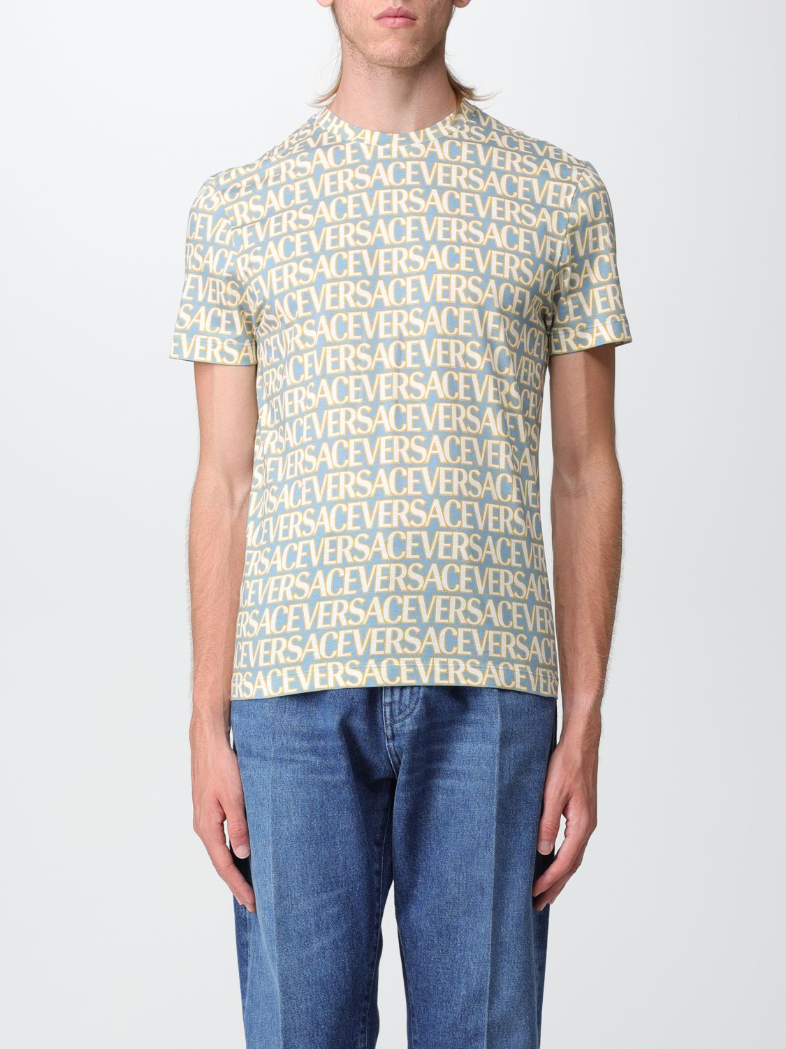 Versace T-Shirt VERSACE Men colour Blue