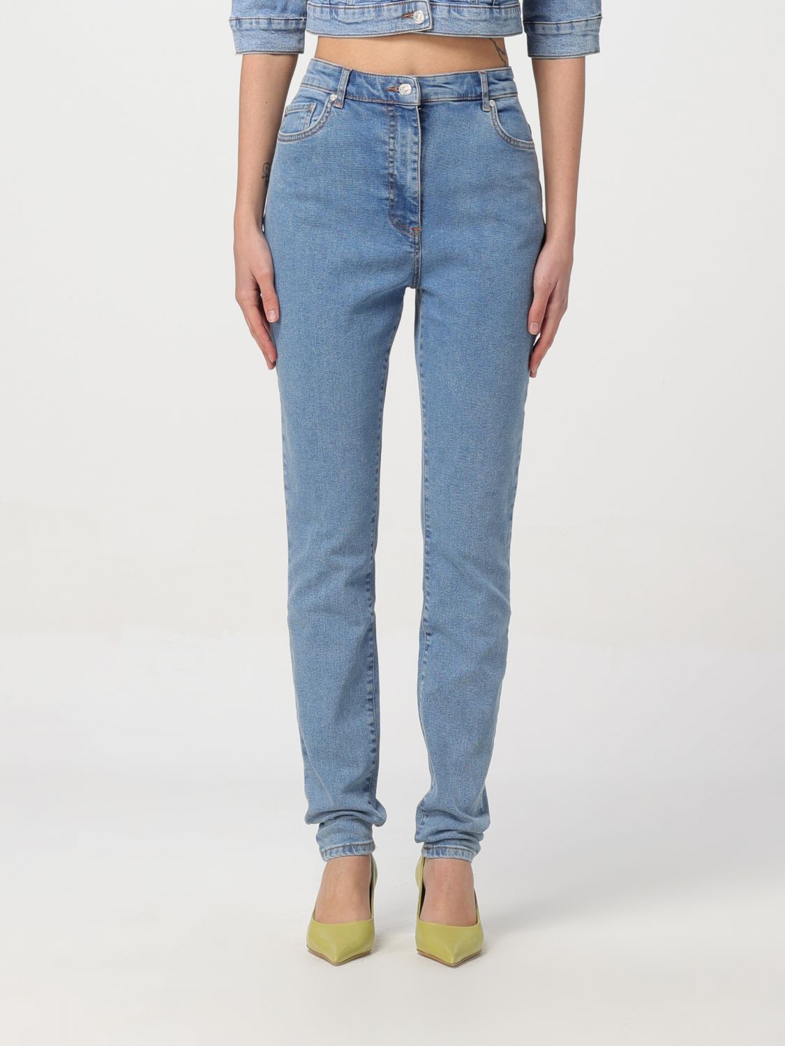 Moschino Jeans Jeans MOSCHINO JEANS Woman colour Denim