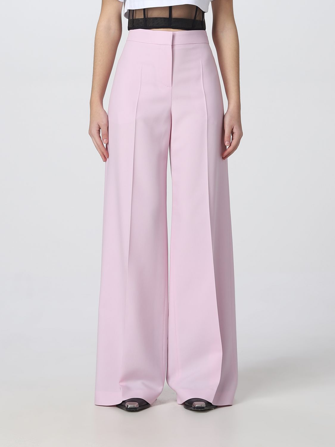 Alexander McQueen Trousers ALEXANDER MCQUEEN Woman colour Pink