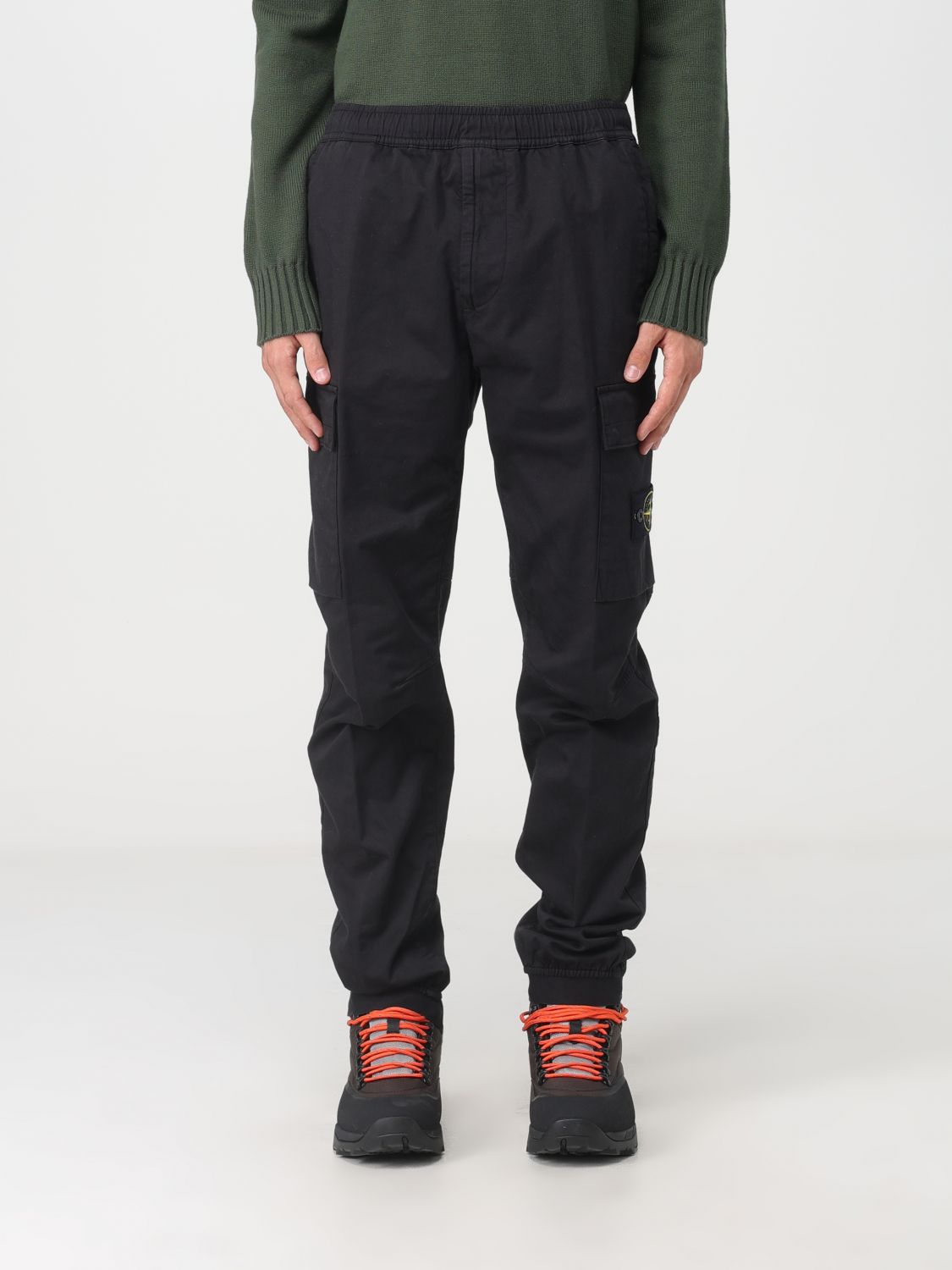 Stone Island Trousers STONE ISLAND Men colour Black