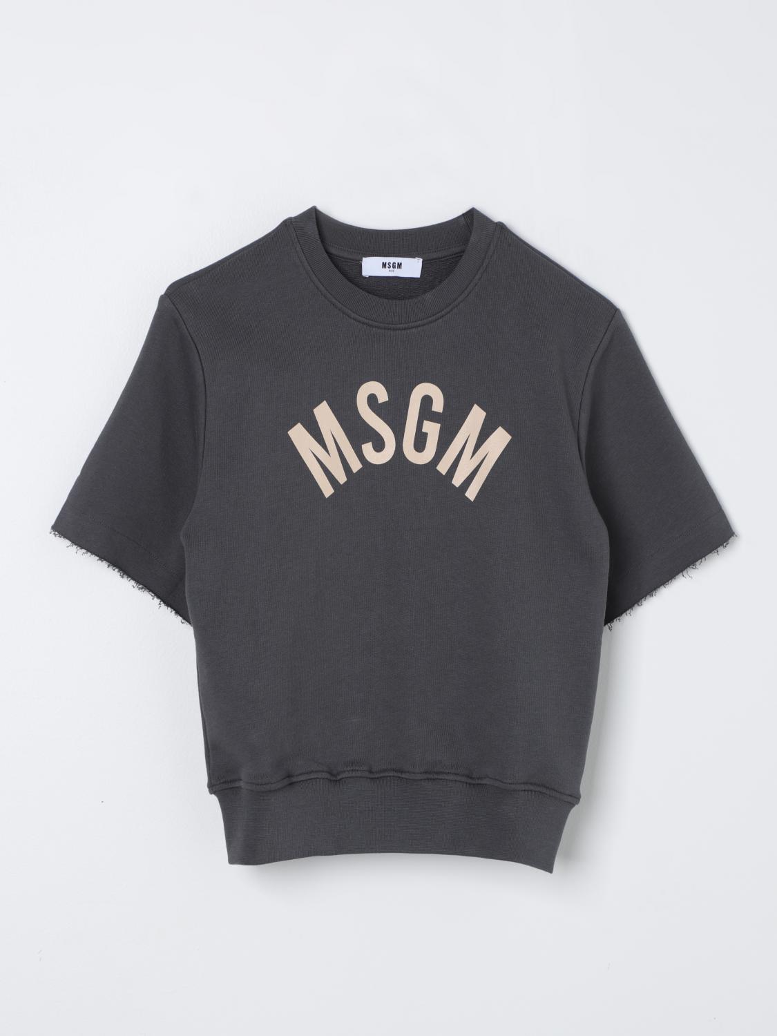 Msgm Kids T-Shirt MSGM KIDS Kids colour Grey