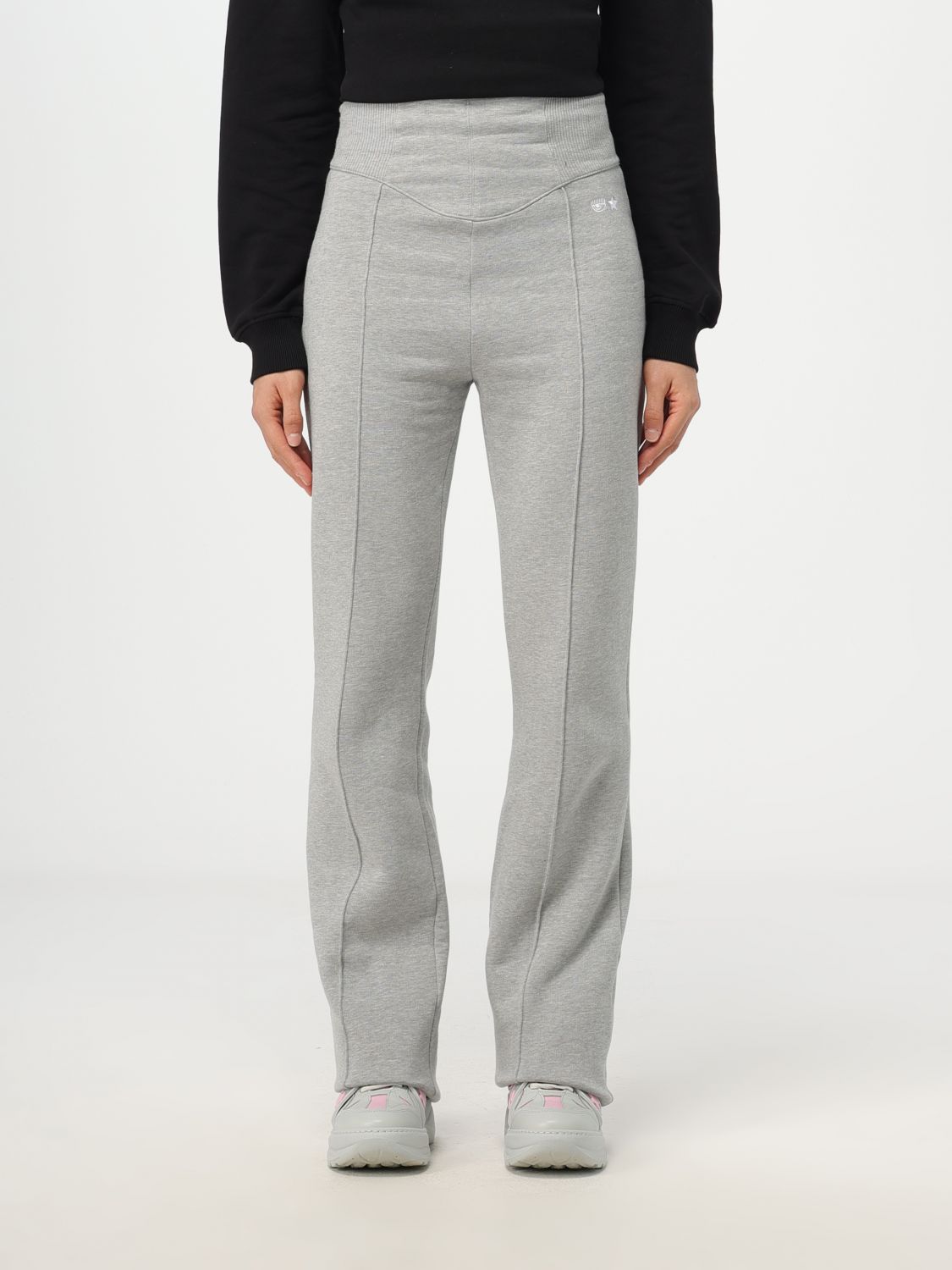 CHIARA FERRAGNI Trousers CHIARA FERRAGNI Woman colour Grey