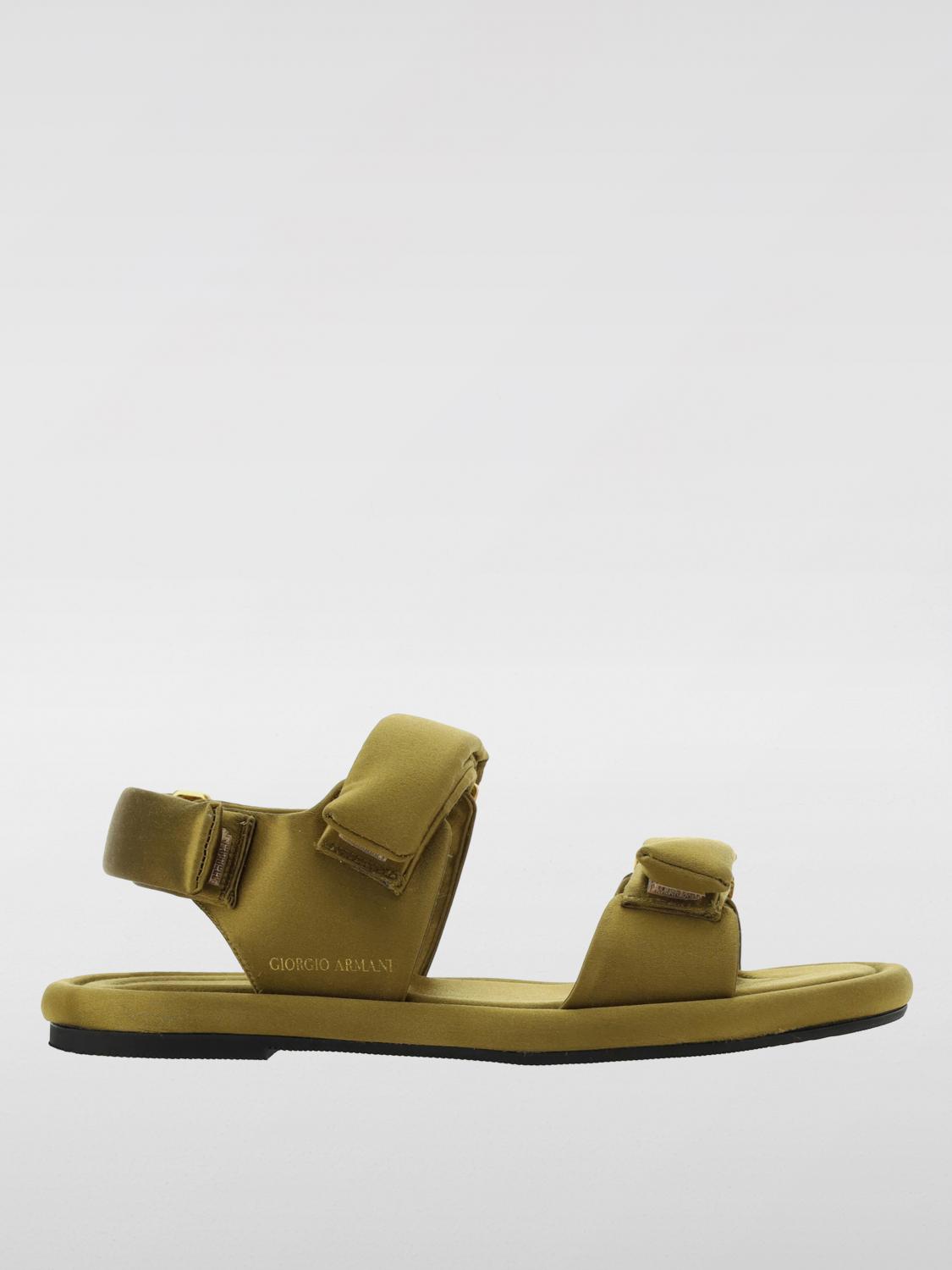 Giorgio Armani Flat Sandals GIORGIO ARMANI Woman color Gold