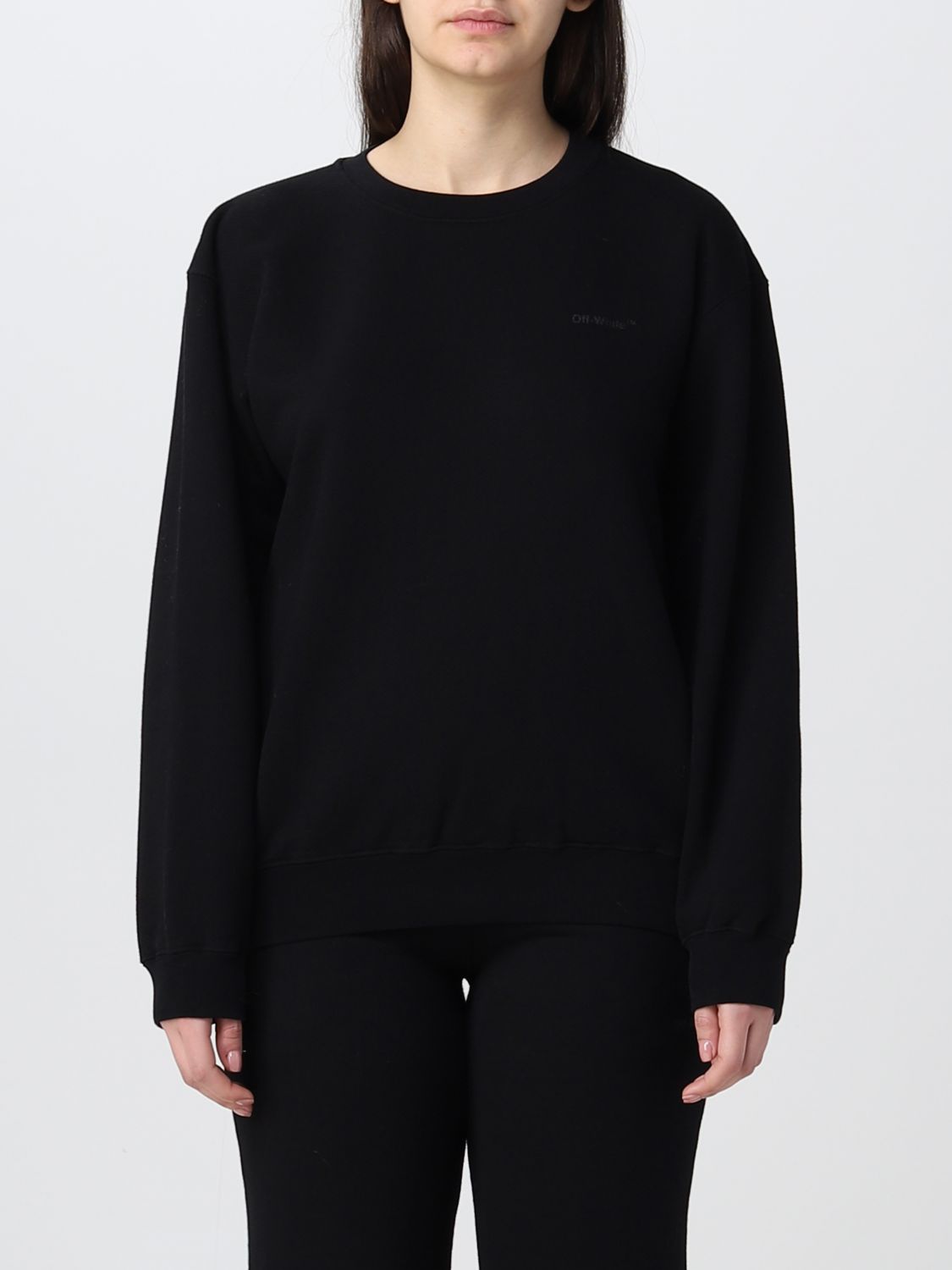 OFF-WHITE Sweatshirt OFF-WHITE Woman colour Black