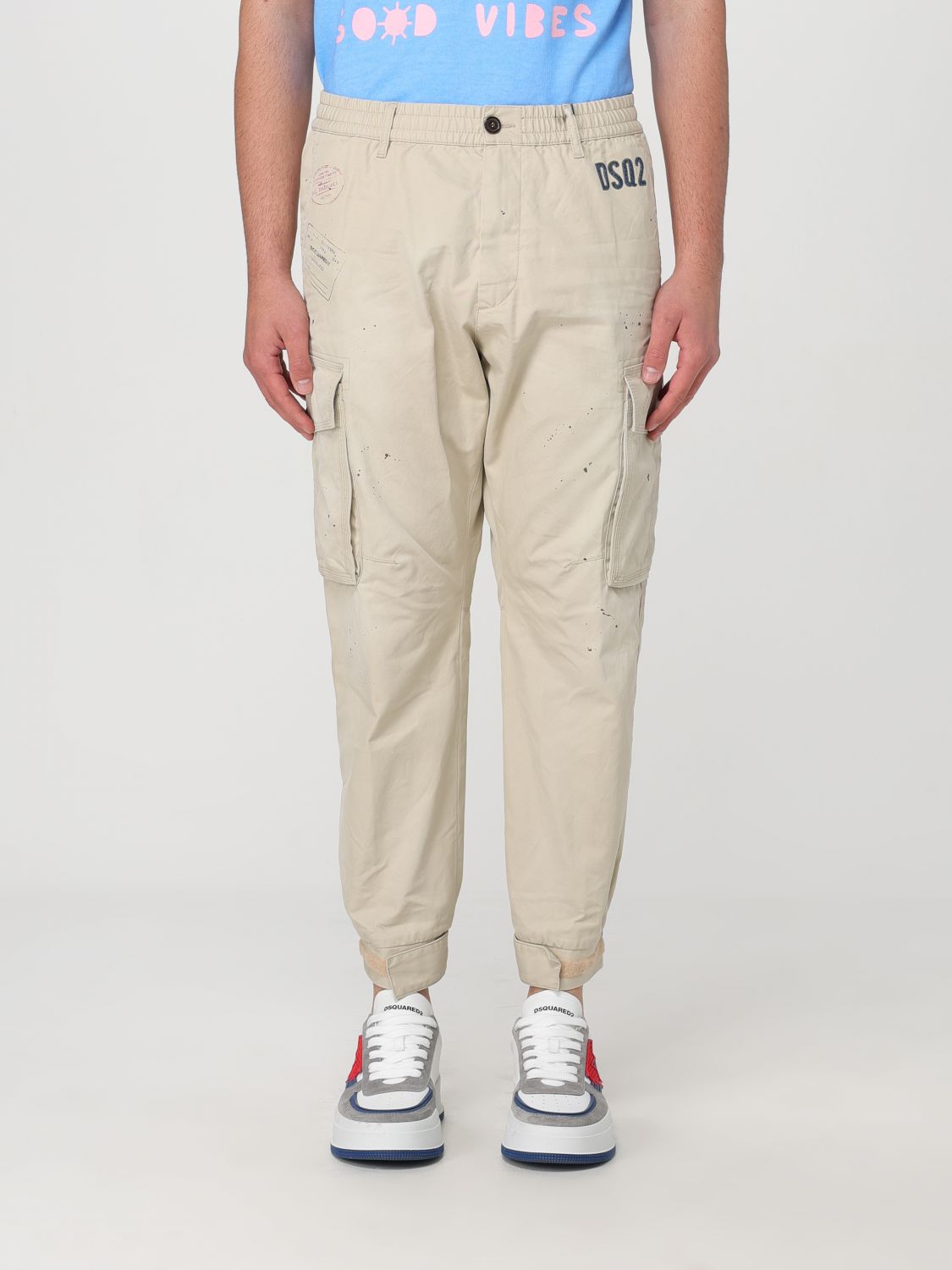 Dsquared2 Pants DSQUARED2 Men color Mastic