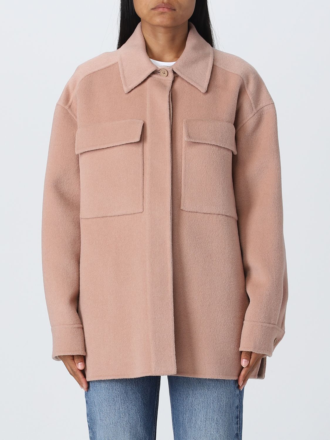 Calvin Klein Jacket CALVIN KLEIN Woman colour Blush Pink