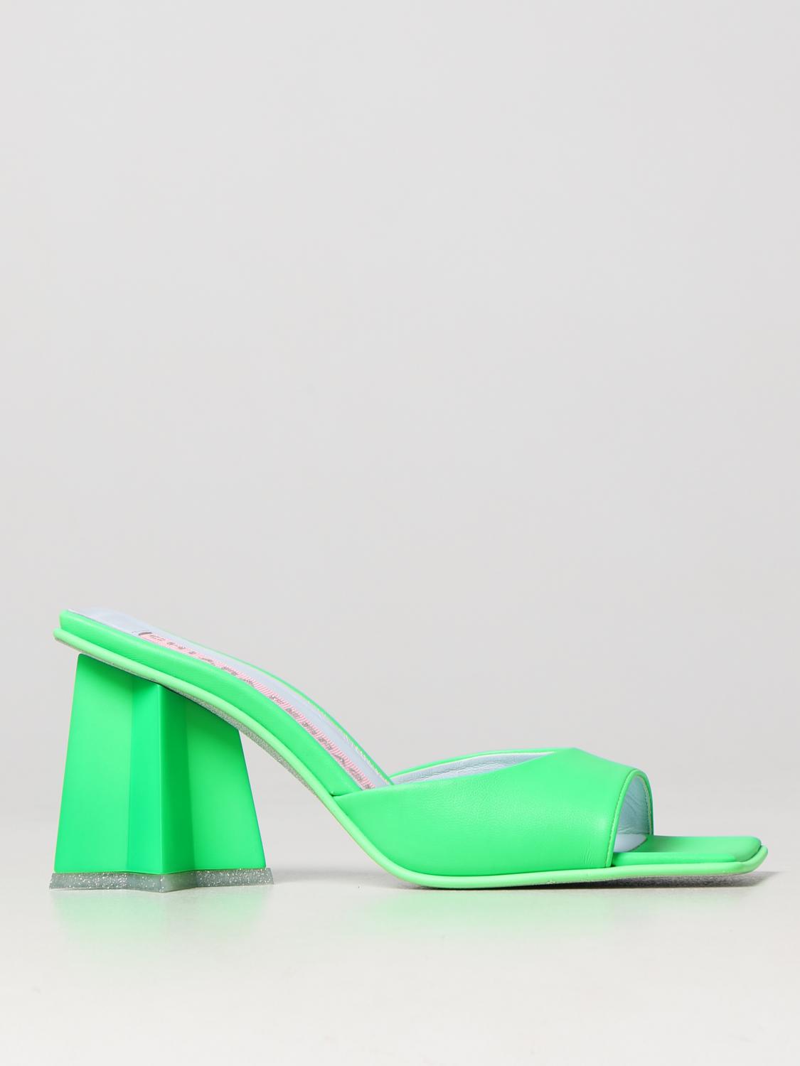 CHIARA FERRAGNI Heeled Sandals CHIARA FERRAGNI Woman colour Green