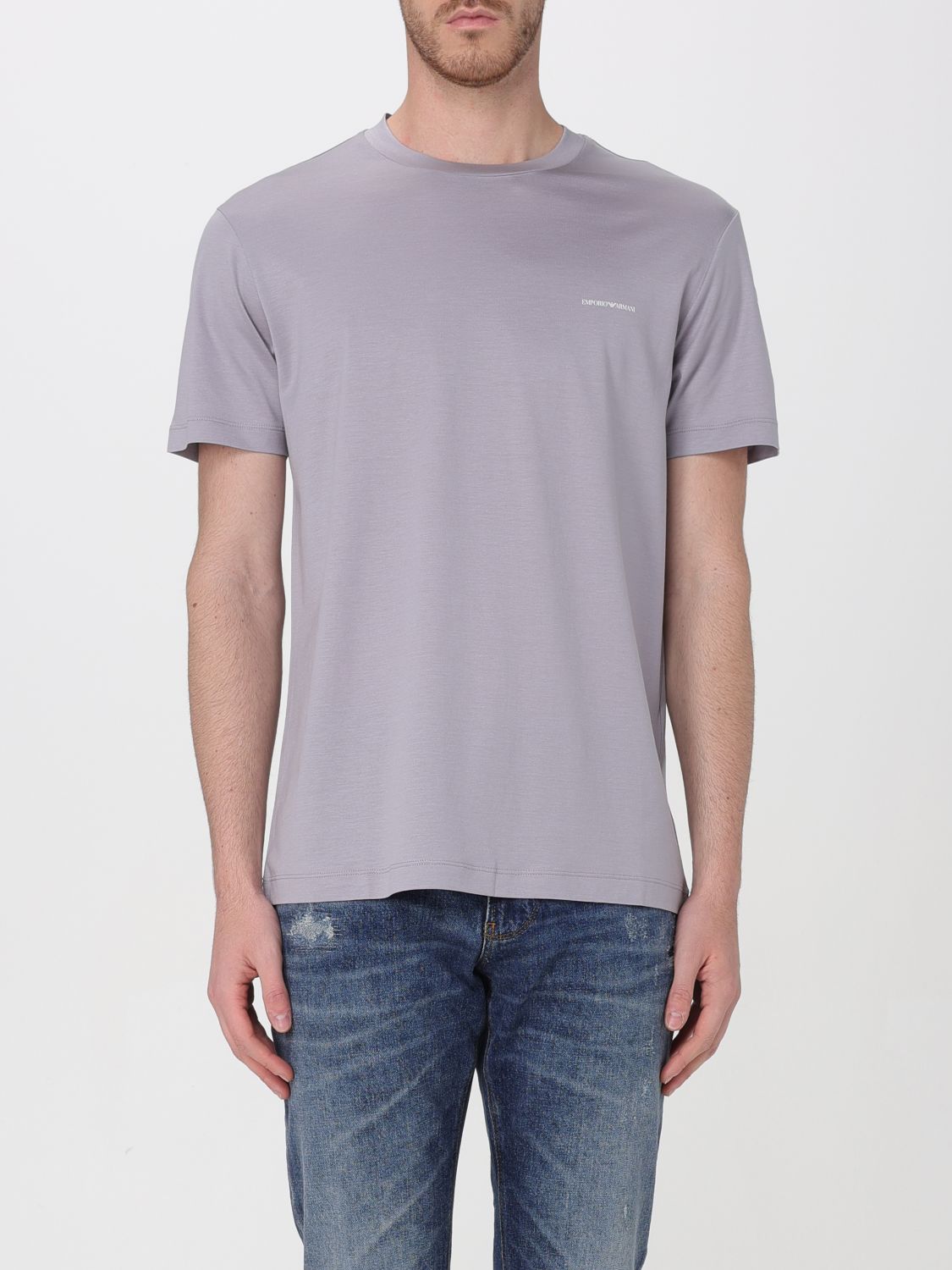 Emporio Armani T-Shirt EMPORIO ARMANI Men colour Lilac