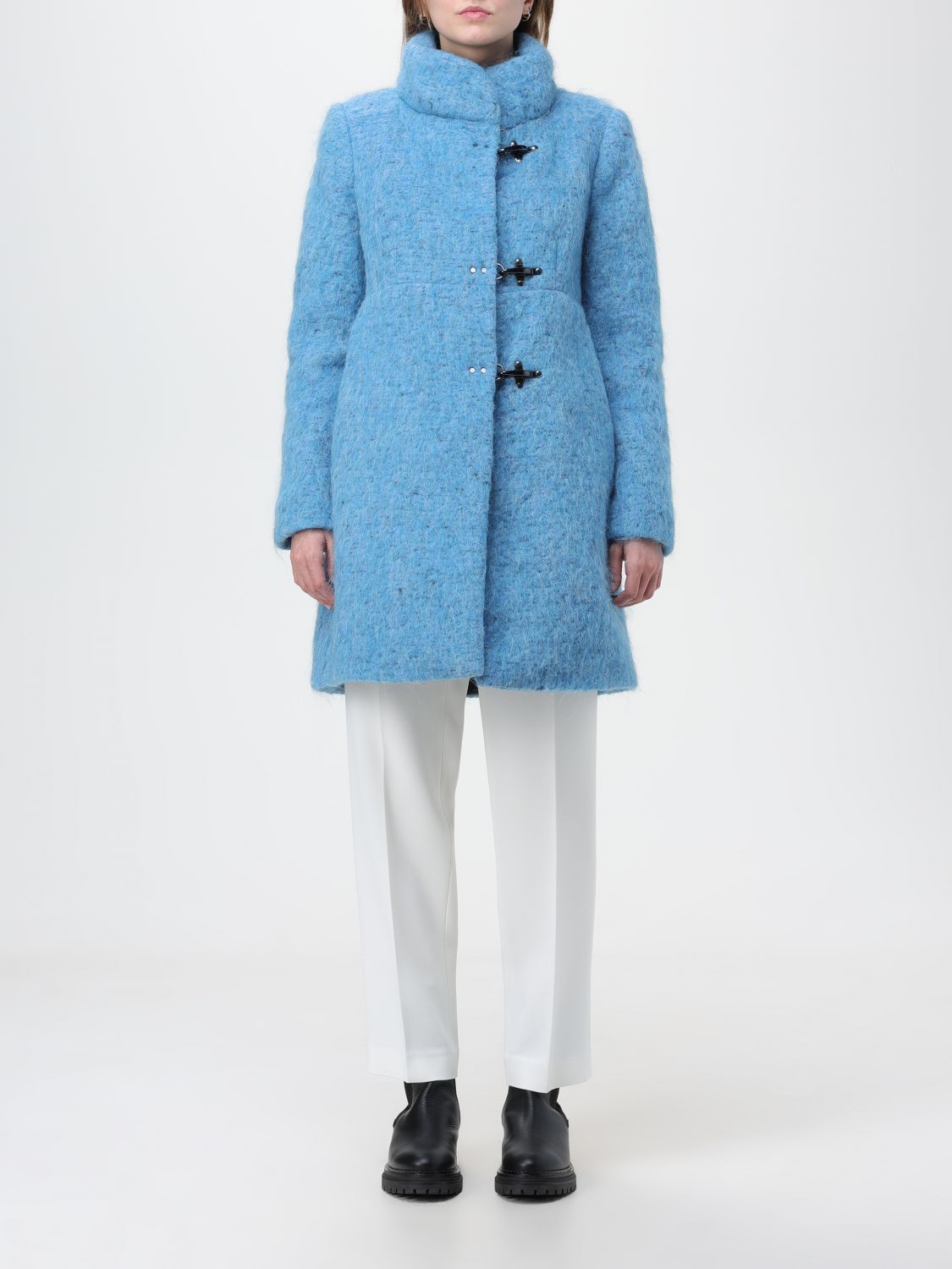 Fay Coat FAY Woman colour Gnawed Blue