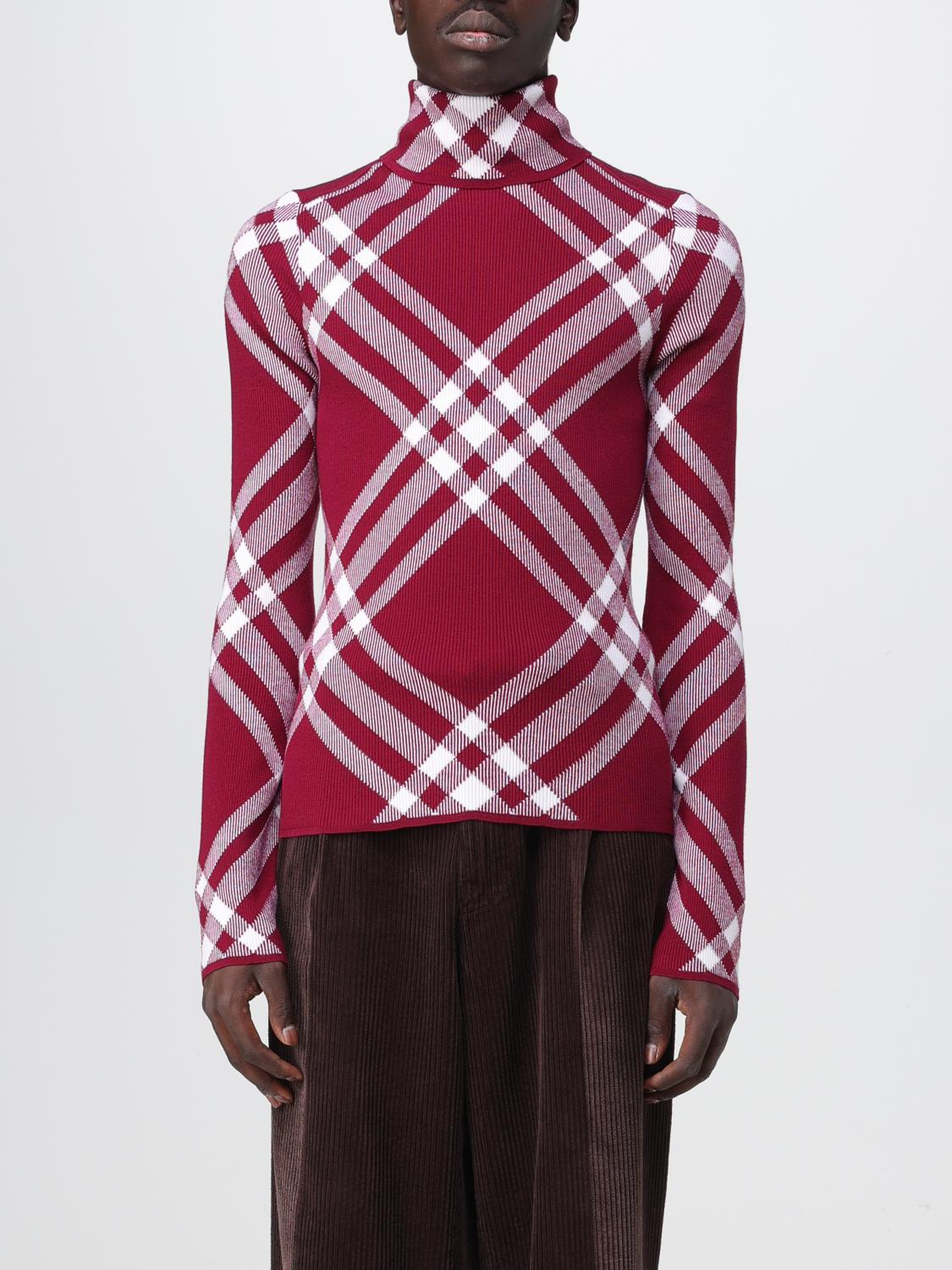 Burberry Jumper BURBERRY Men colour Burgundy