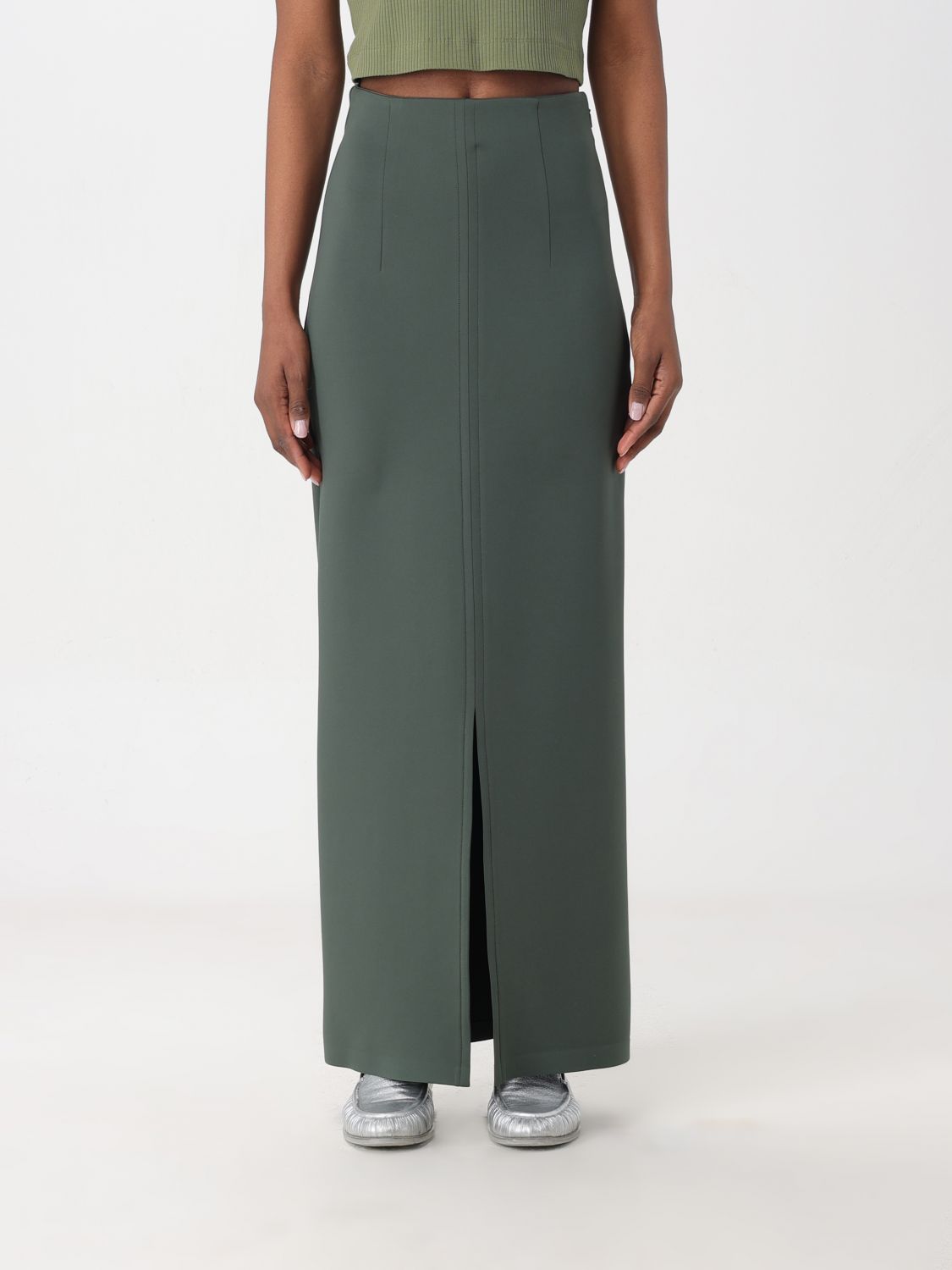 Max Mara Leisure Skirt MAX MARA LEISURE Woman colour Green