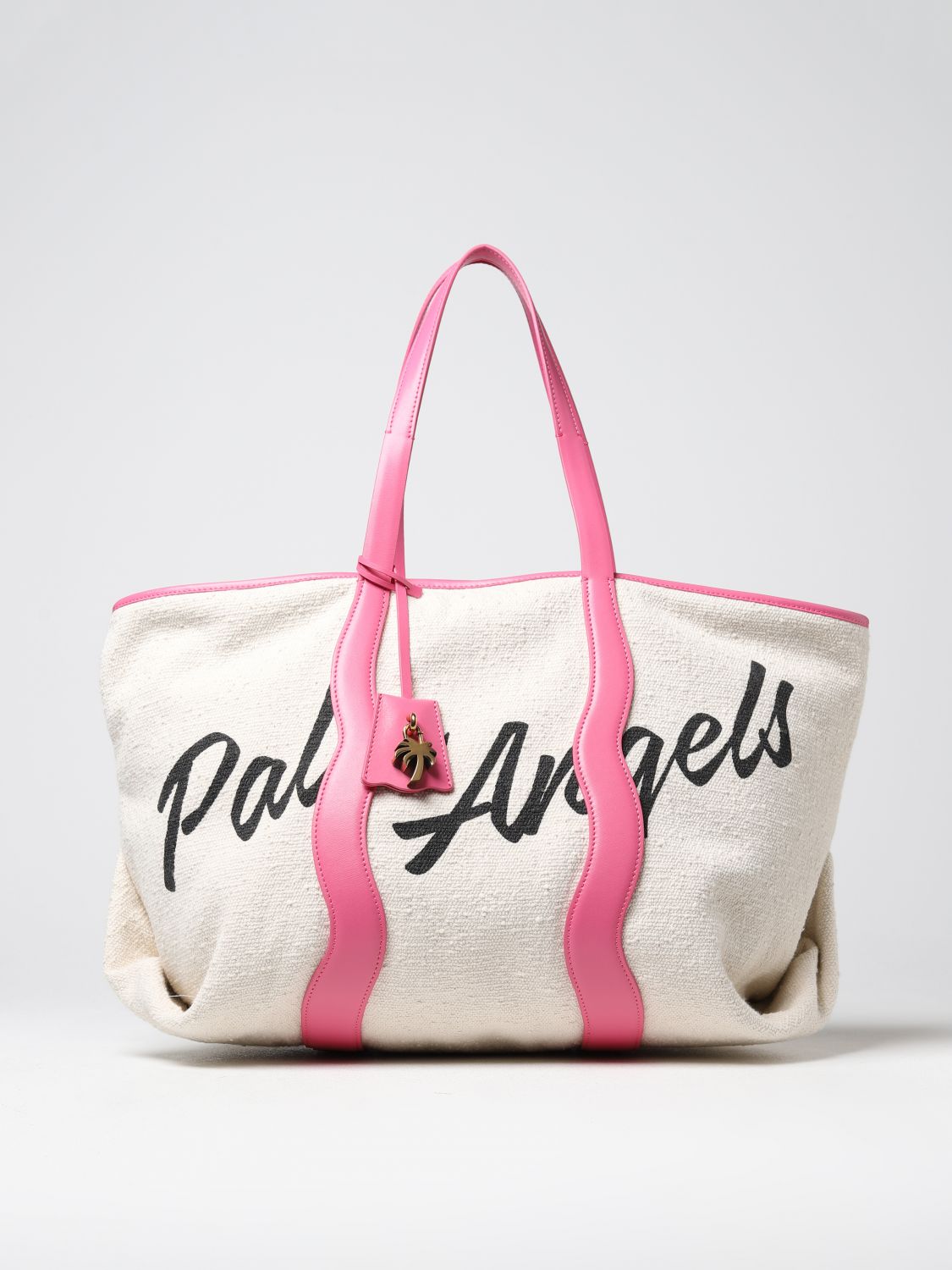 PALM ANGELS Tote Bags PALM ANGELS Woman colour White