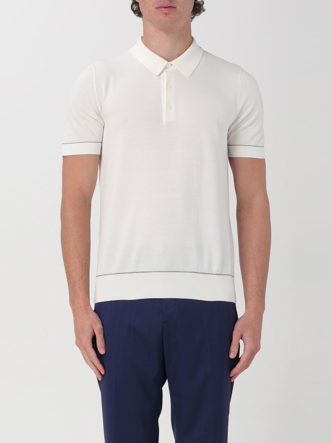 Brioni Polo Shirt BRIONI Men color White